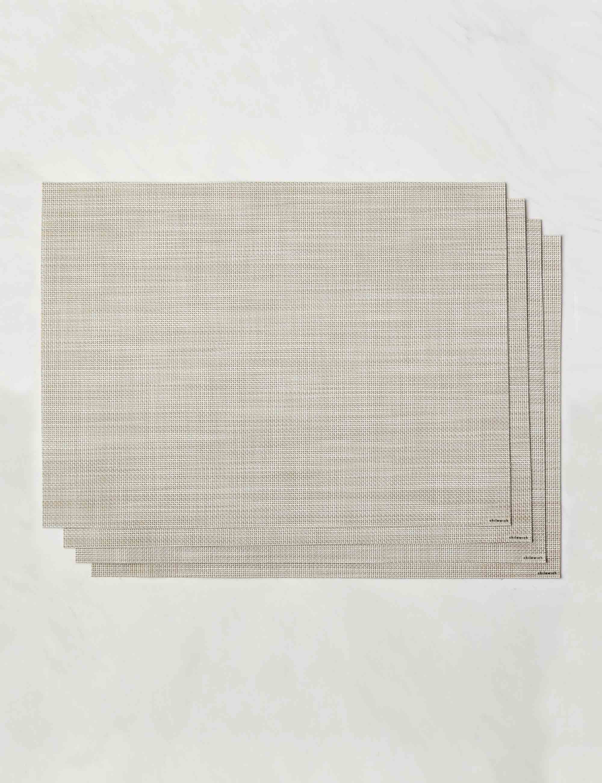 Mini Basketweave Rectangle Placemat (Set of 4) by Chilewich - Image 4