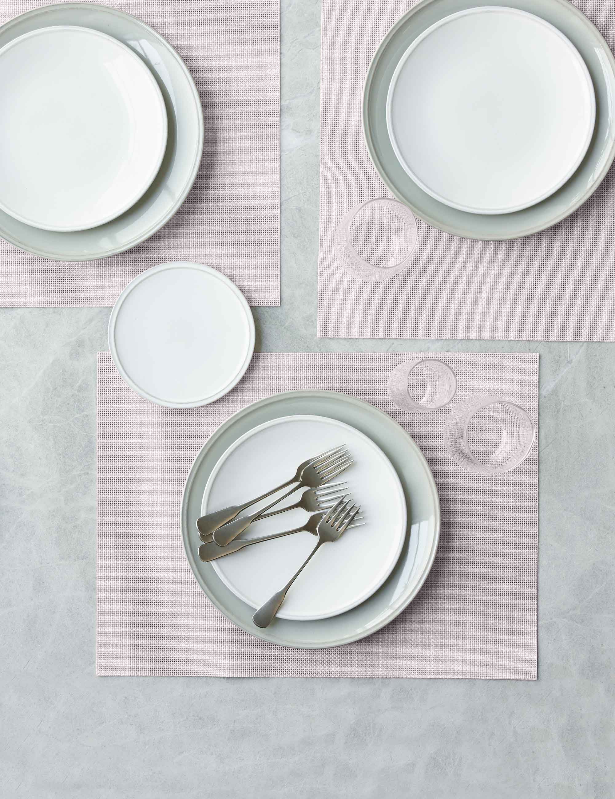 Mini Basketweave Rectangle Placemat (Set of 4) by Chilewich - Image 9