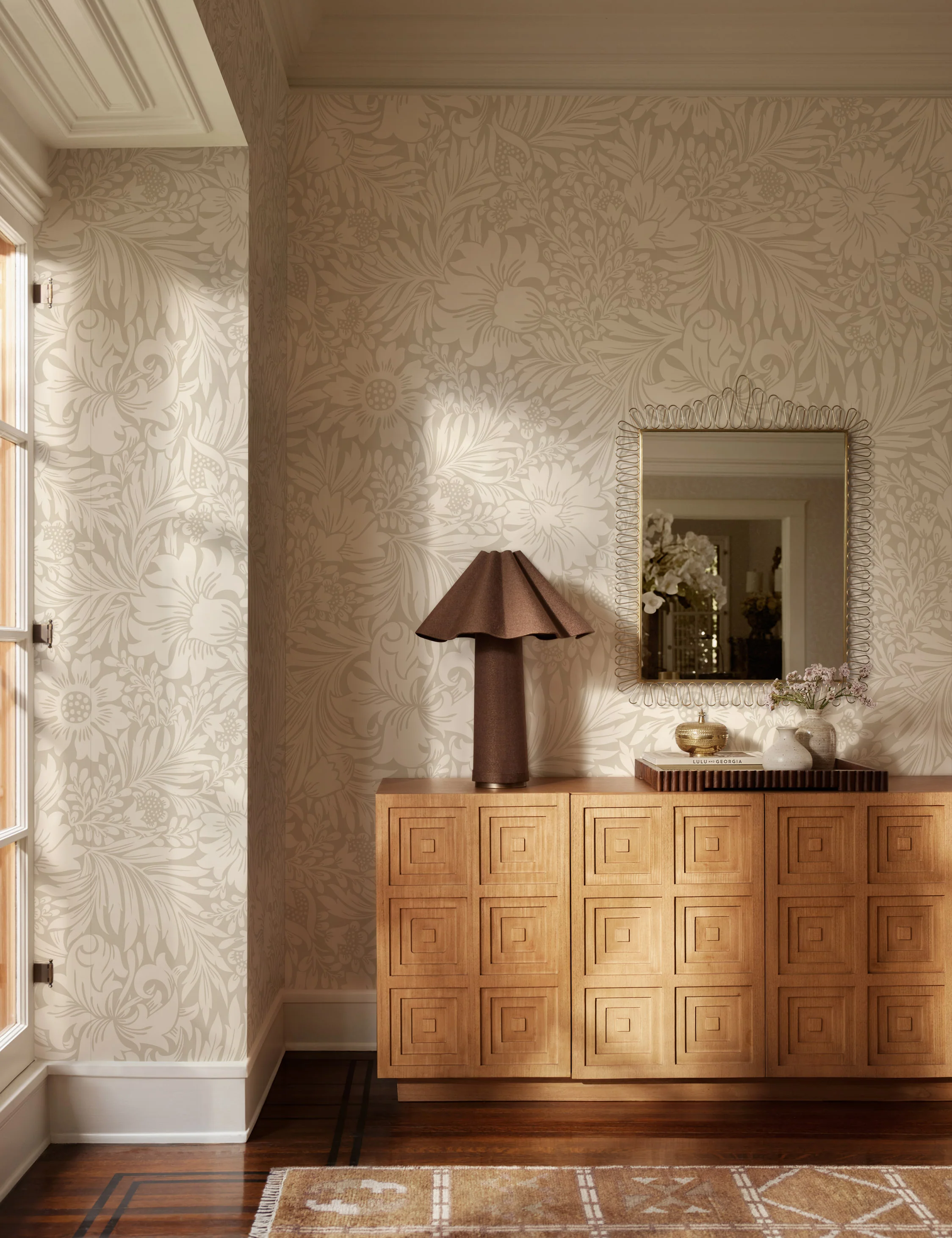 Modern Acanthus Peel + Stick Wallpaper by Erin & Ben Co. - Image 5