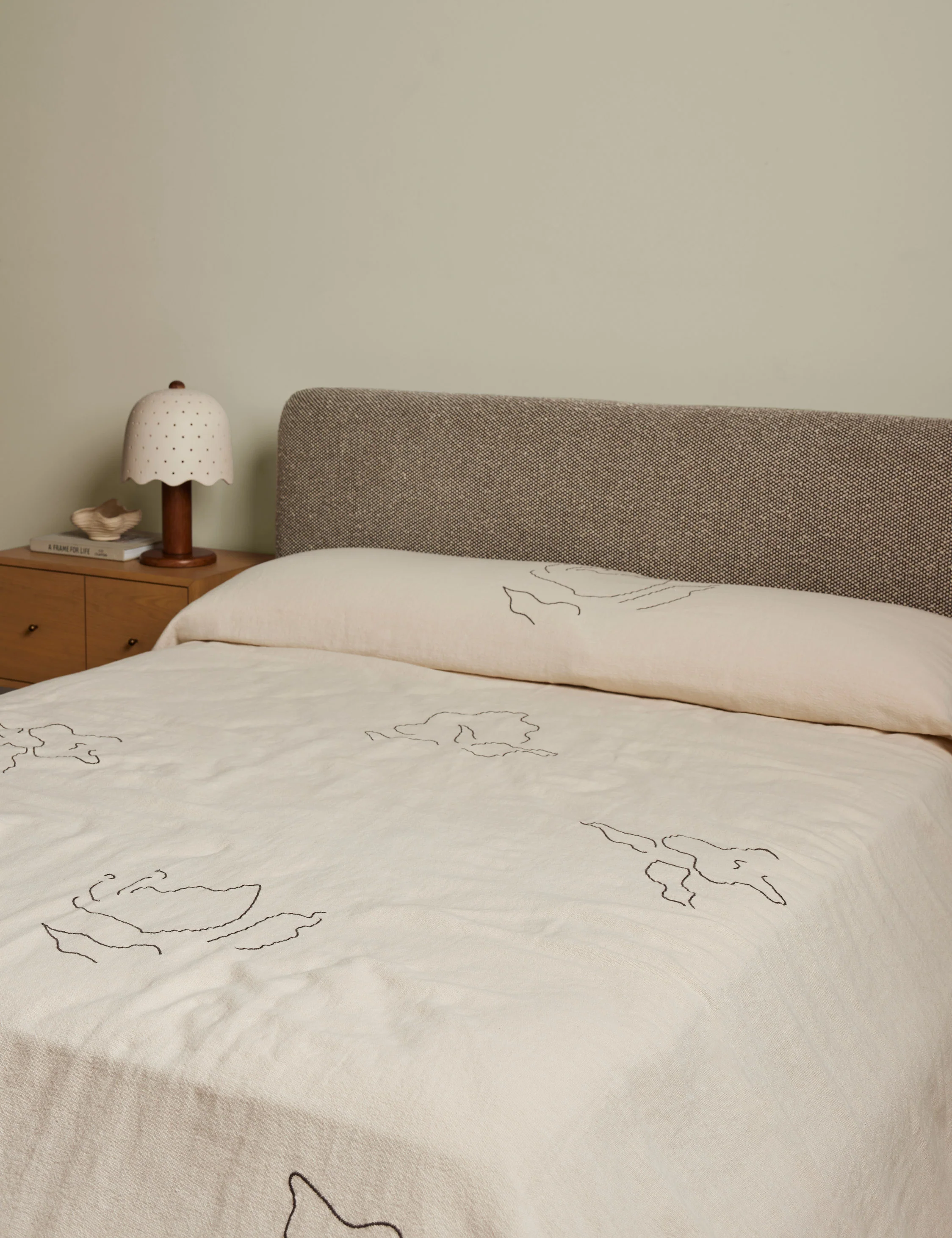 Narsi Linen Cotton Bedspread by Sarah Sherman Samuel - Image 2