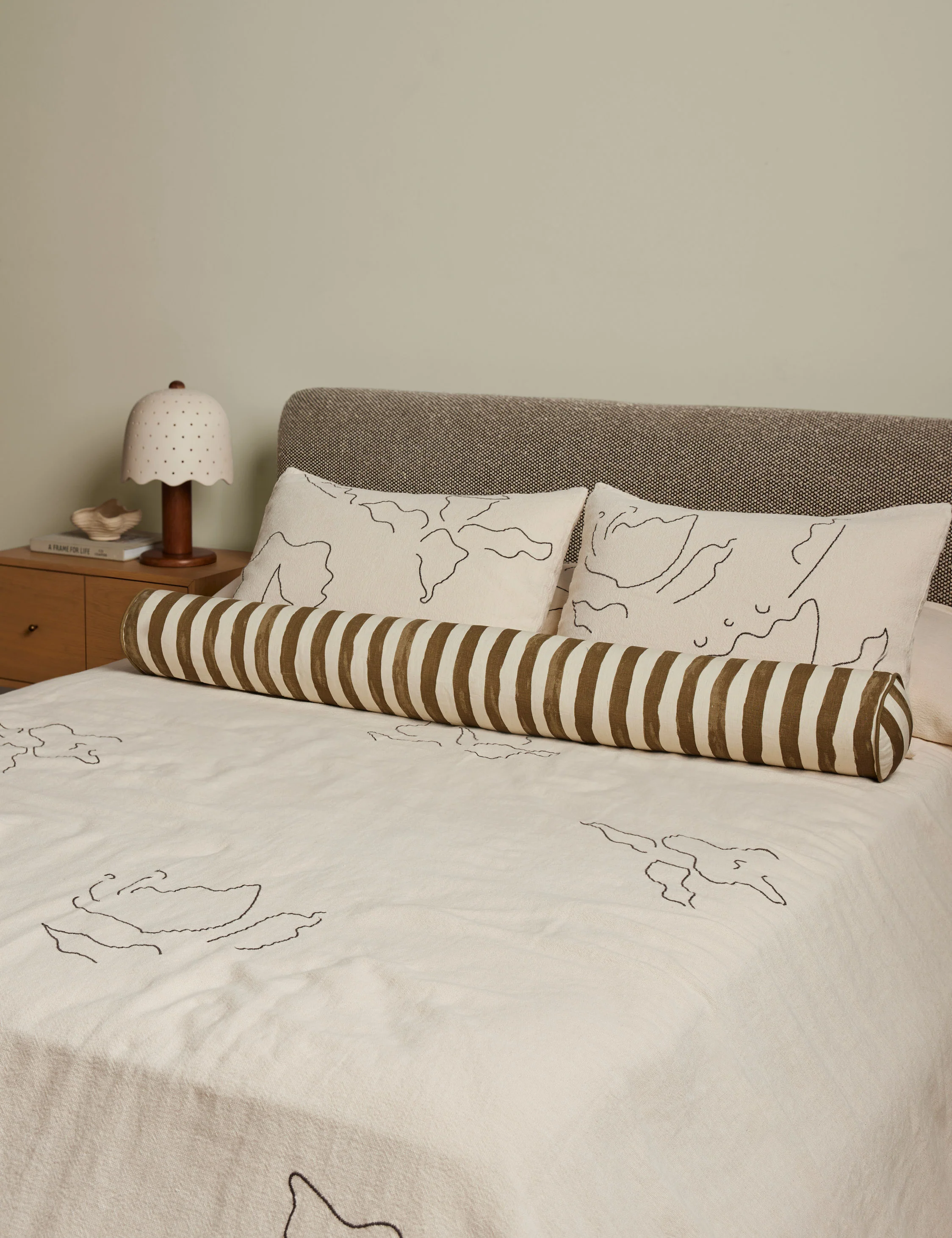 Narsi Linen Cotton Bedspread by Sarah Sherman Samuel - Image 4