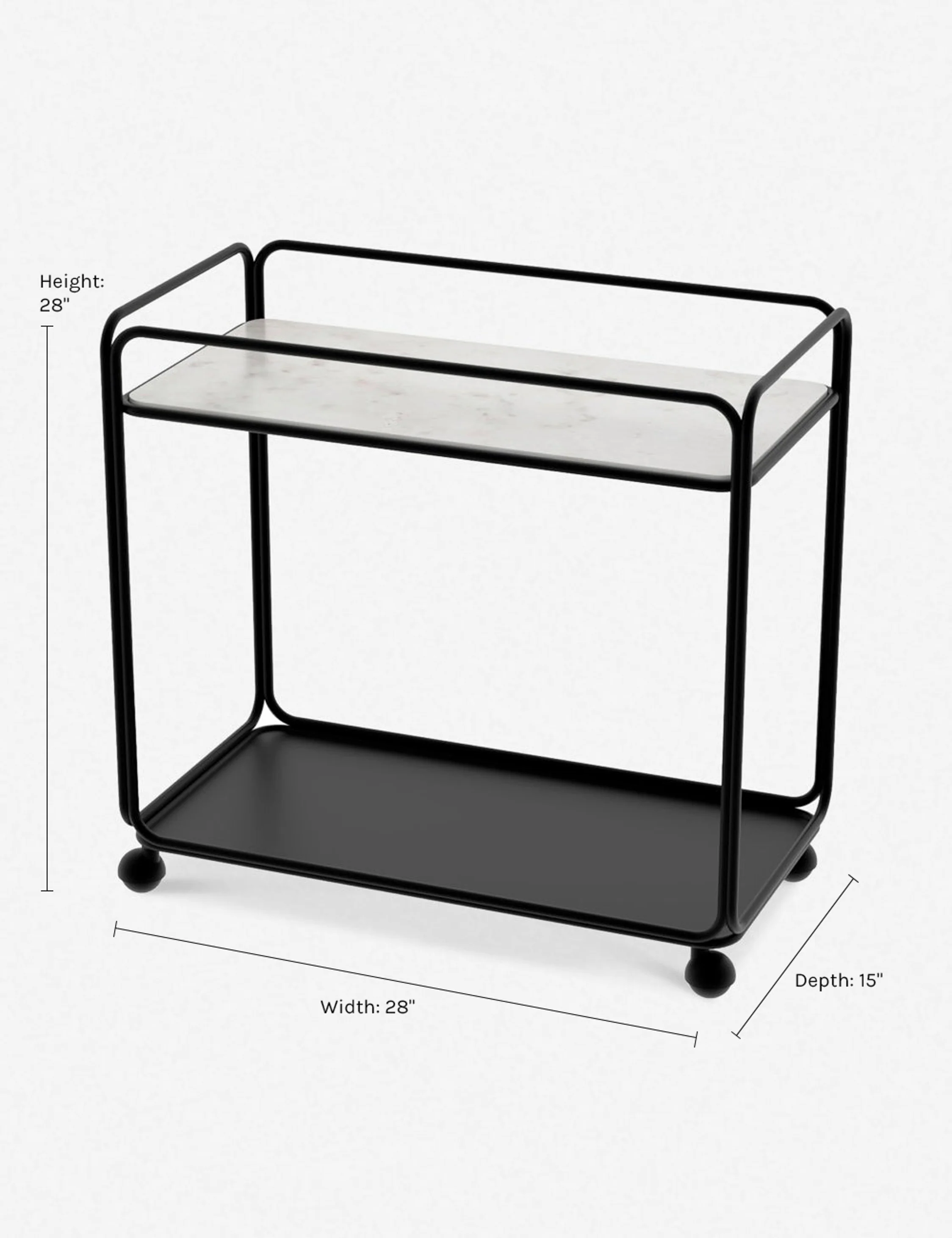 Nathalie Bar Cart - Image 12