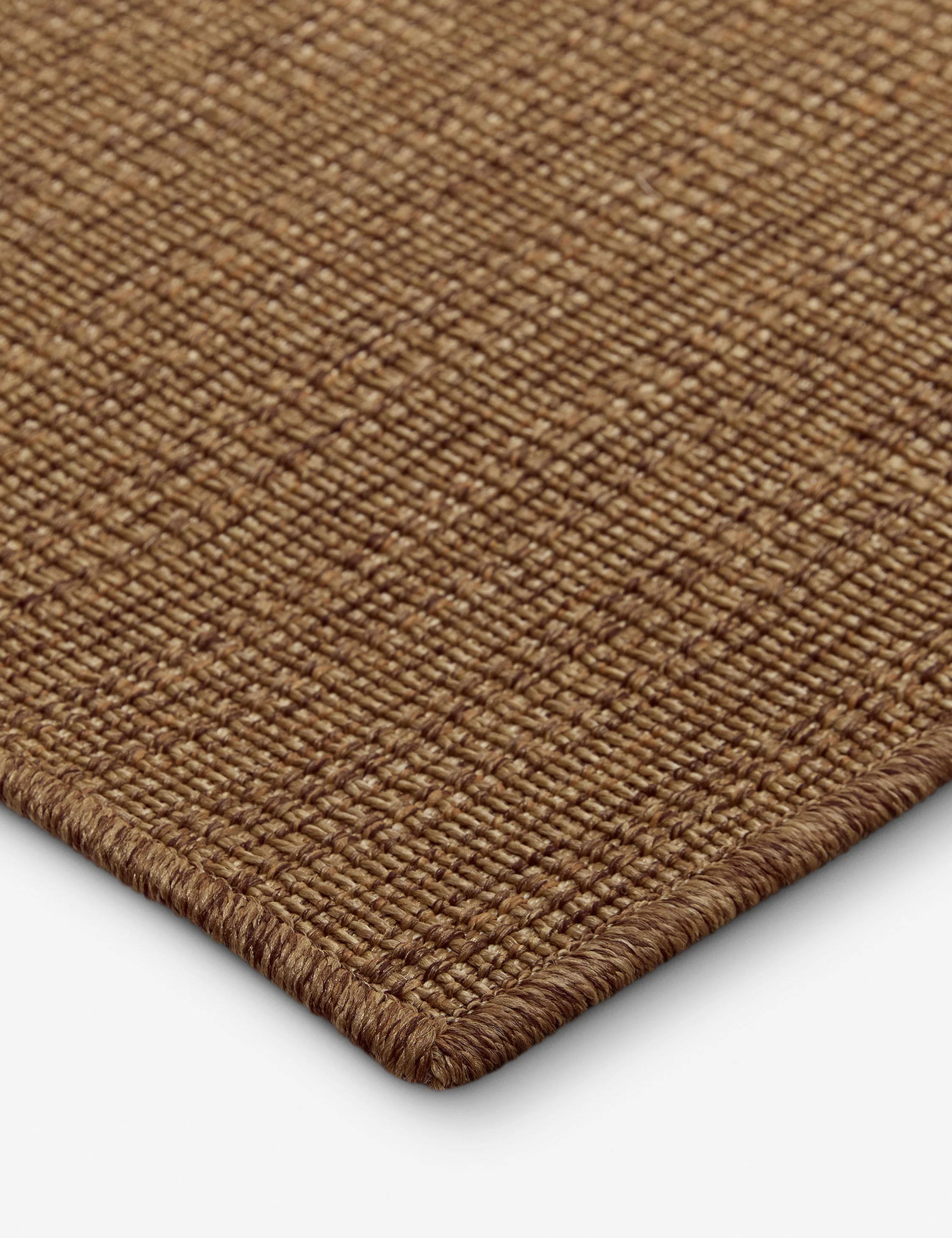 Custom Nica Indoor / Outdoor Rug, Burnt Umber Swatch 5.5" x 6"