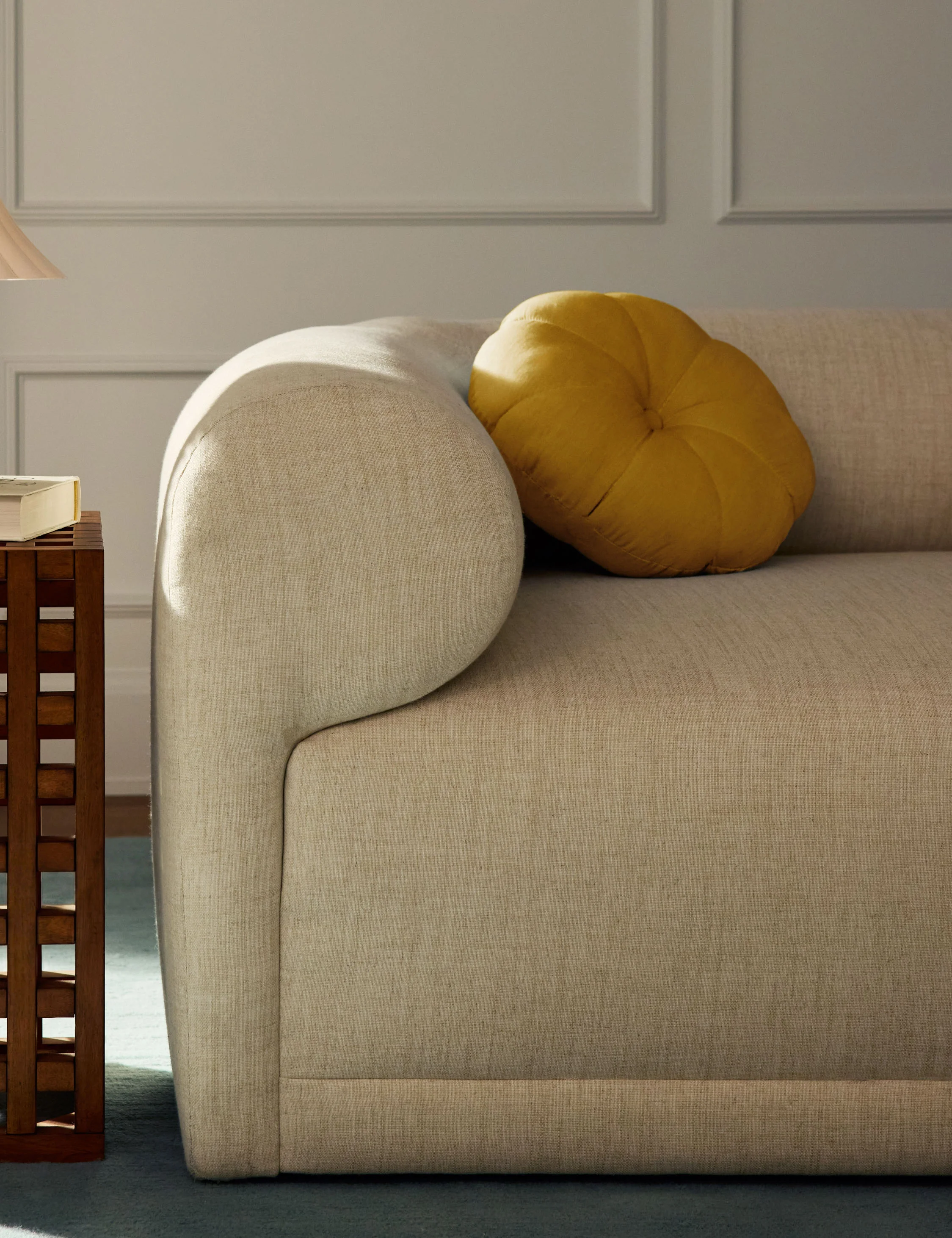 Padou Linen Cotton Round Pillow - Image 10