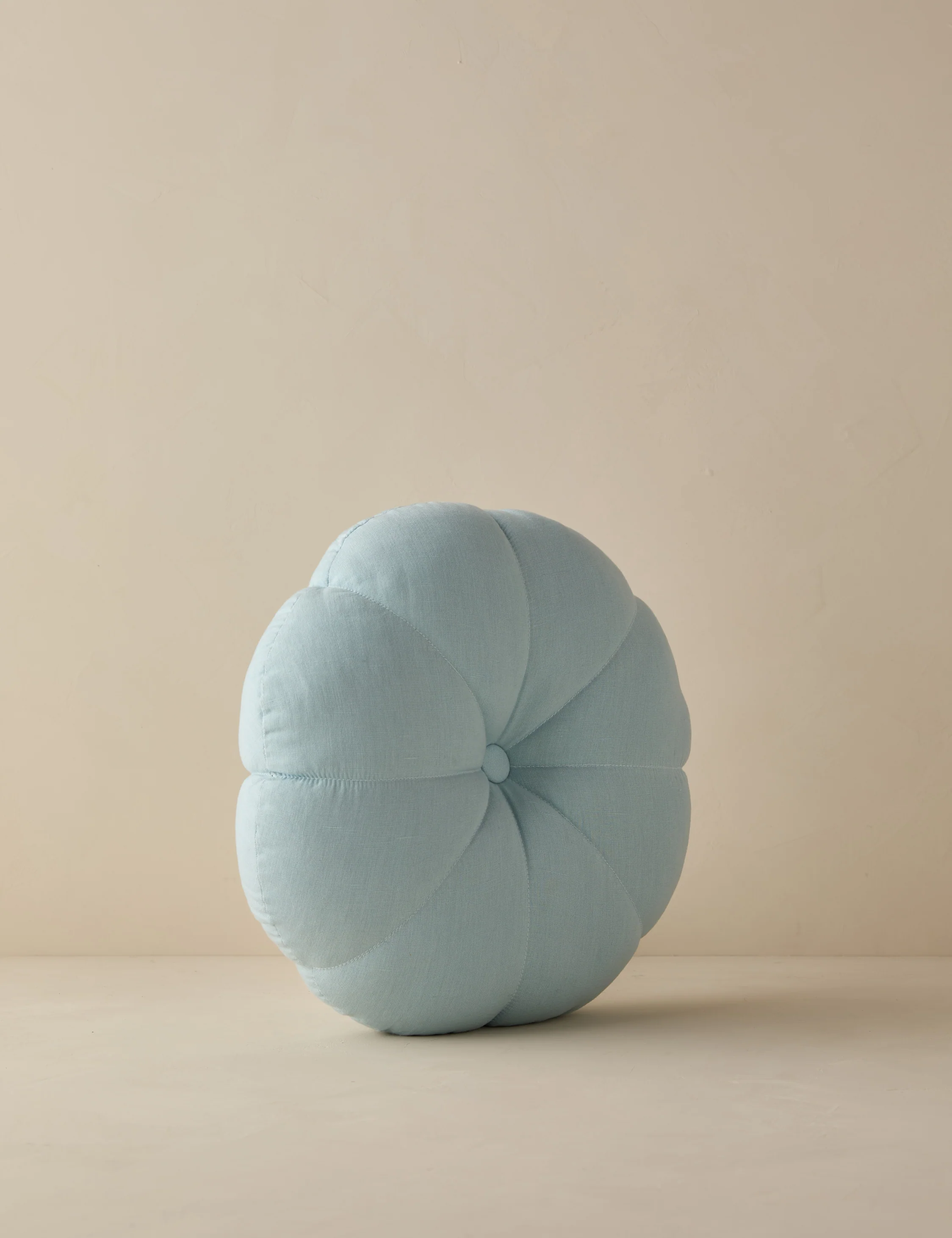 Padou Linen Cotton Round Pillow - Image 3