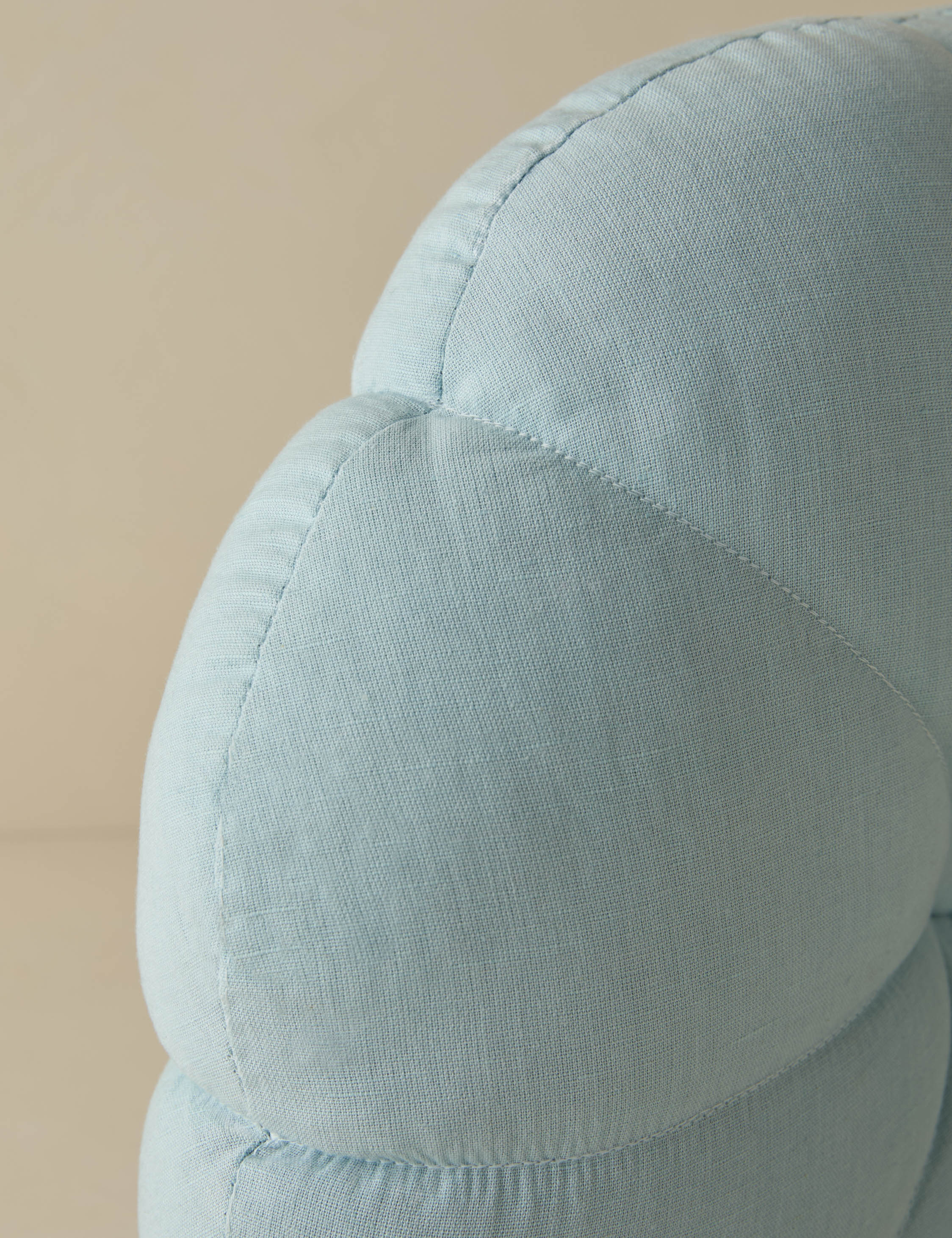 Padou Linen Cotton Round Pillow - Image 4