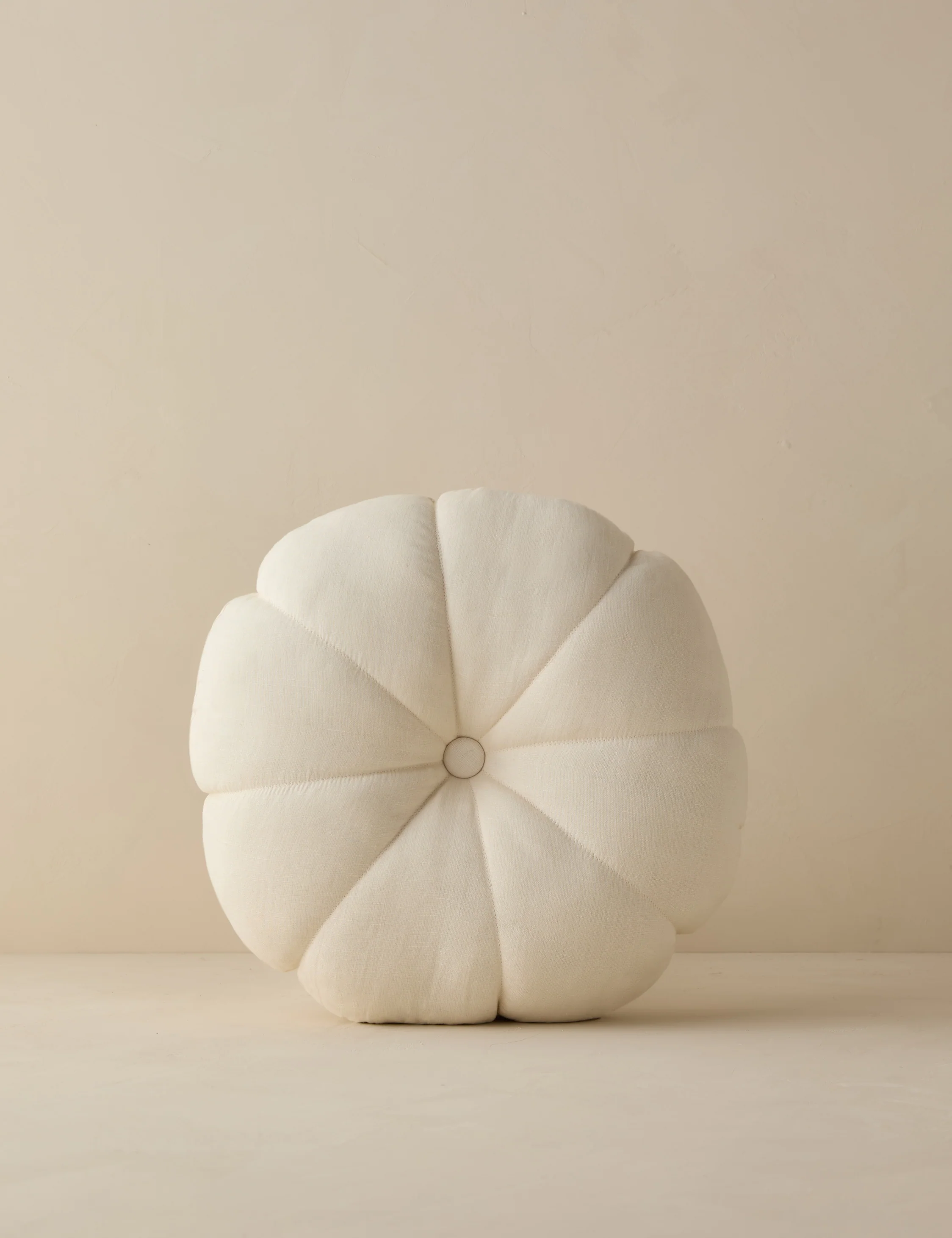 Padou Linen Cotton Round Pillow - Image 5