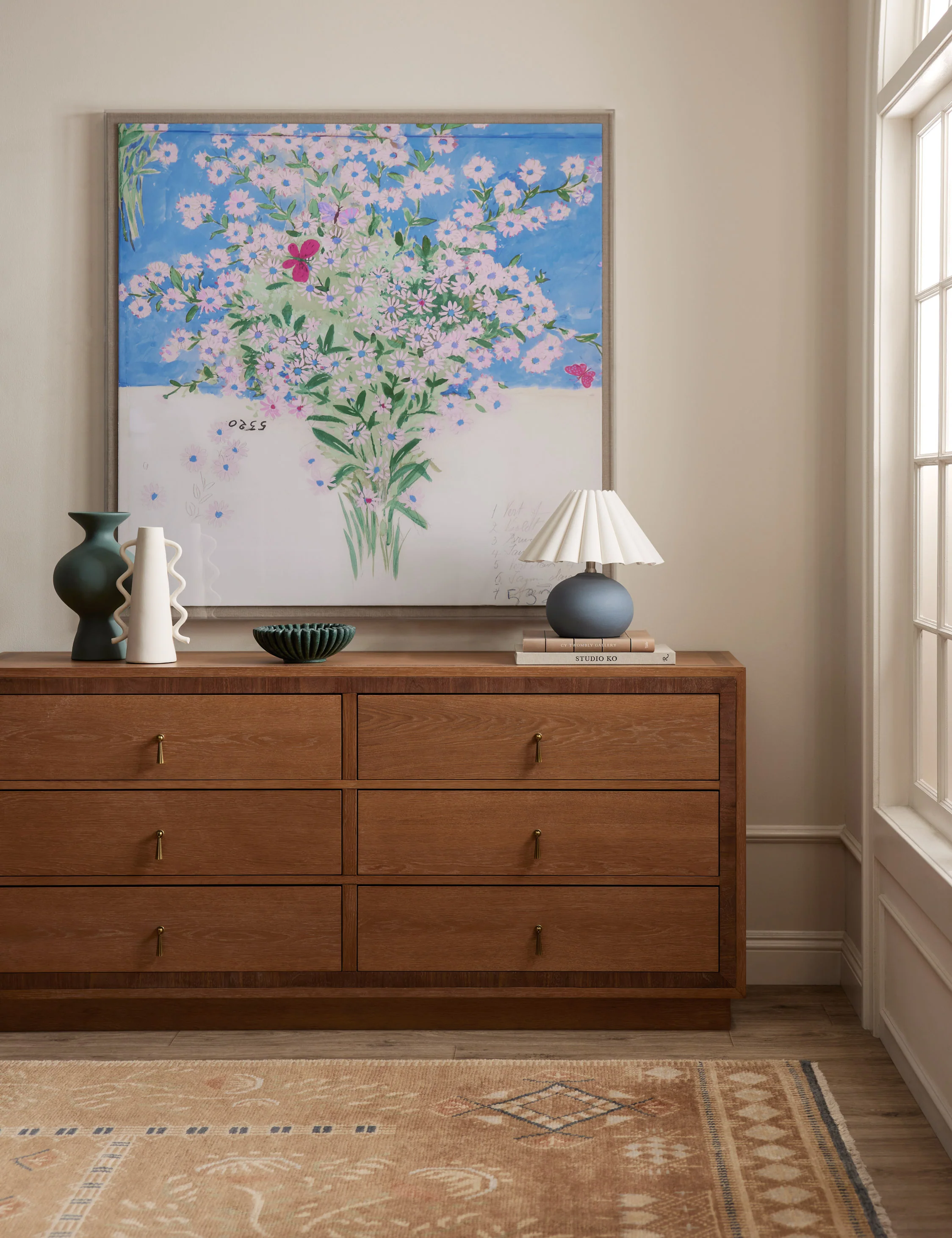 Papillons Et Margeurites Diptych Print by Paule Marrot - Image 5