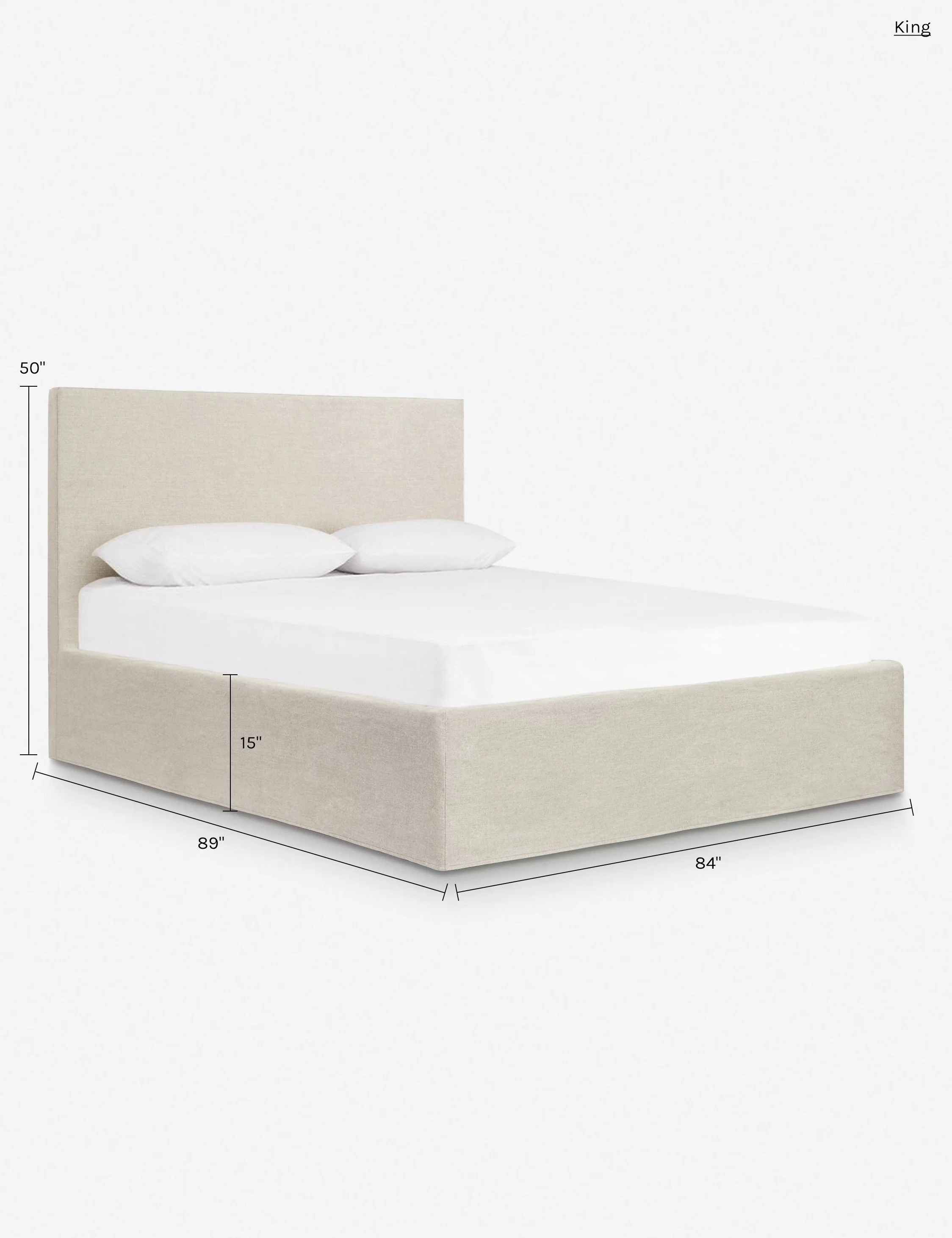 Paxton Slipcover Bed - Image 9