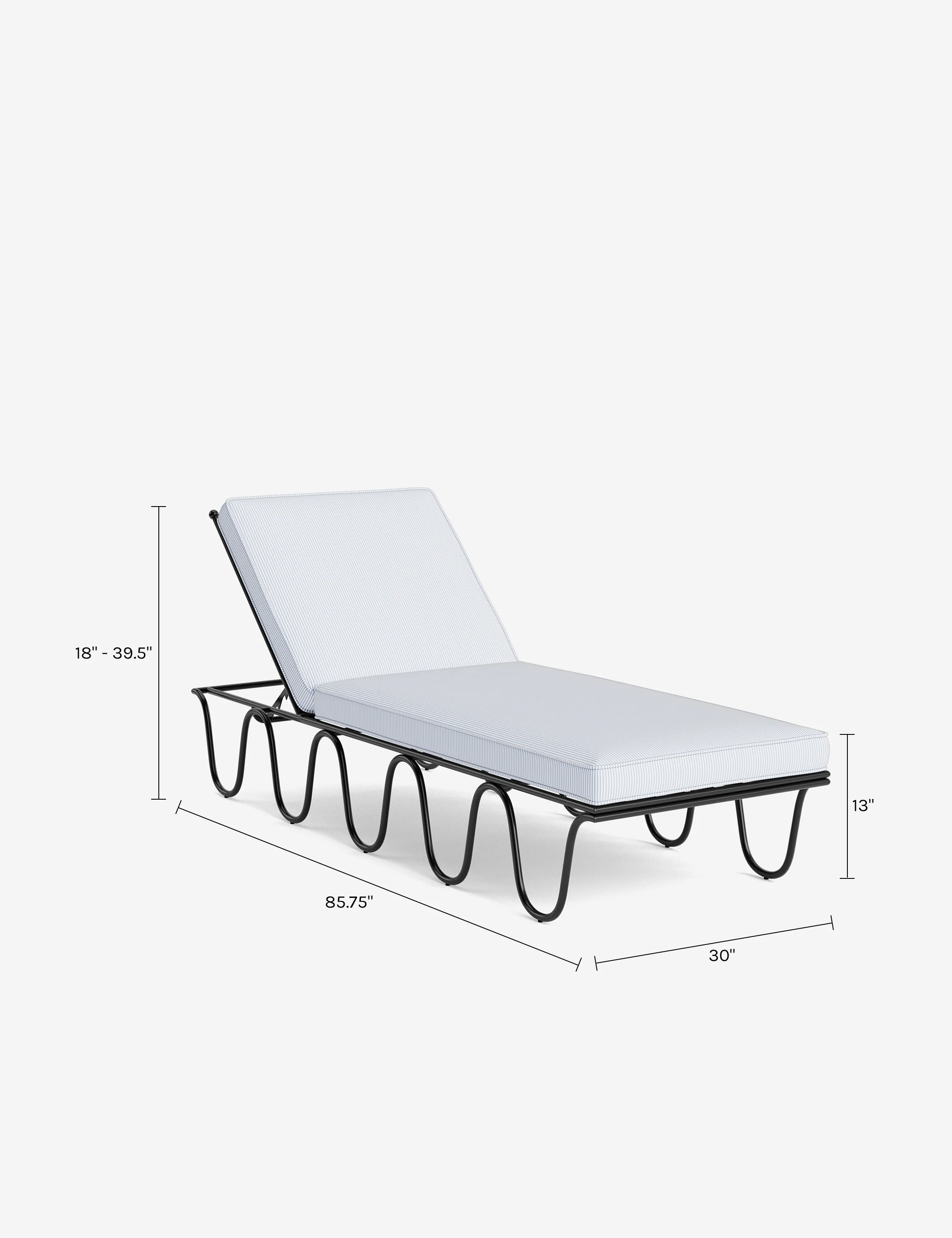 Peggy Outdoor Chaise by Sarah Sherman Samuel - Image 86