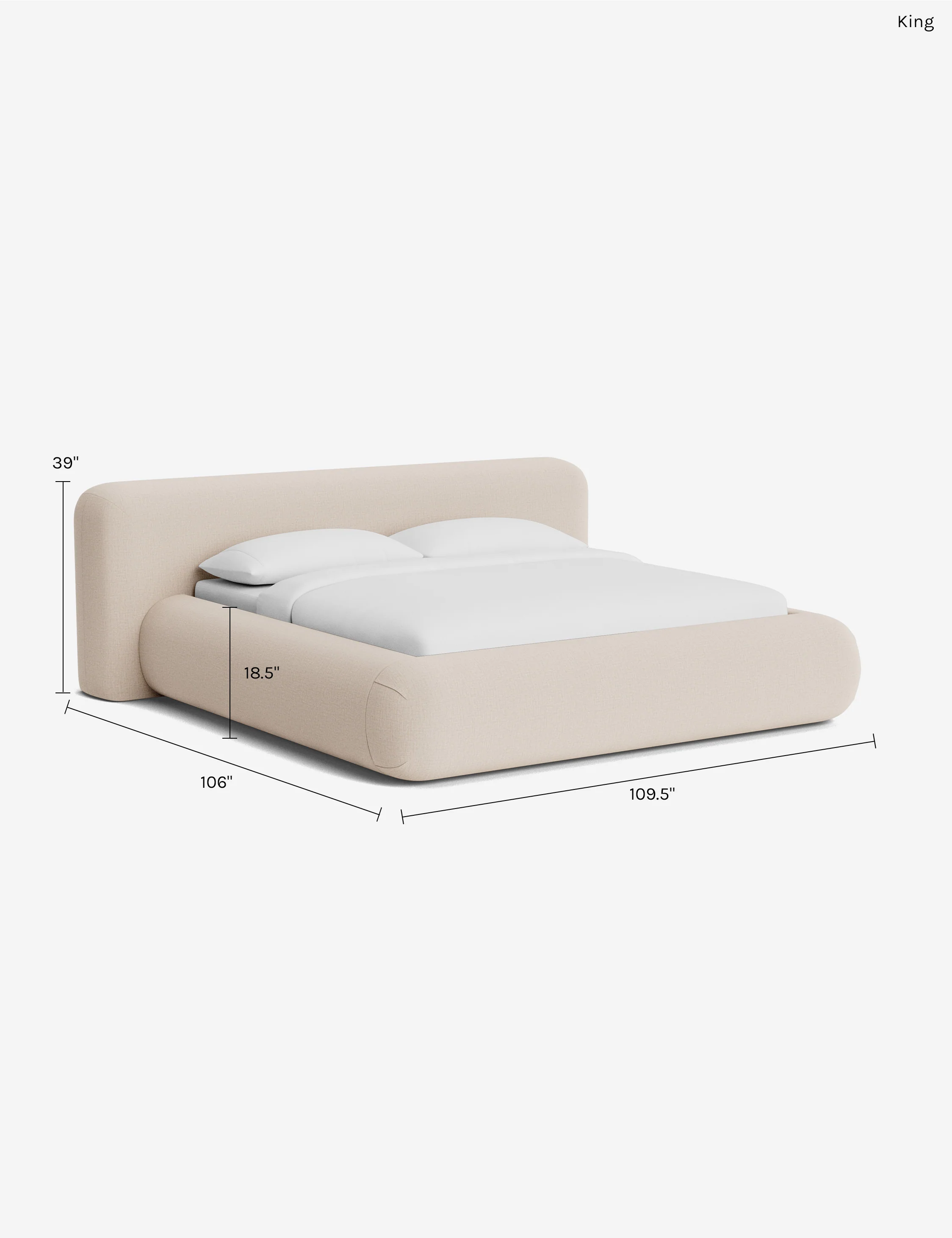 Penley Rounded Platform Bed - Image 228