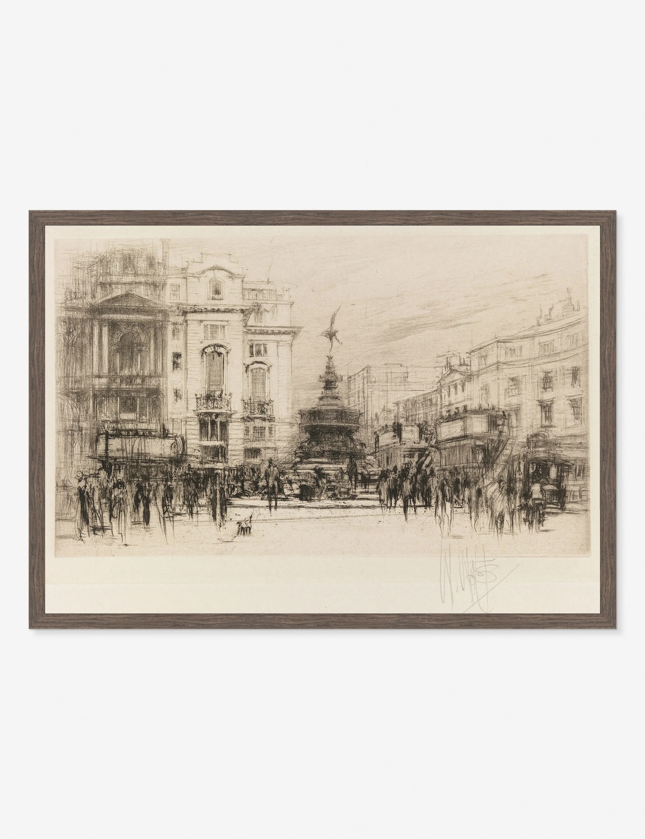 Piccadilly Circus (with Criterion Theatre) Print by William Walcot - Image 2