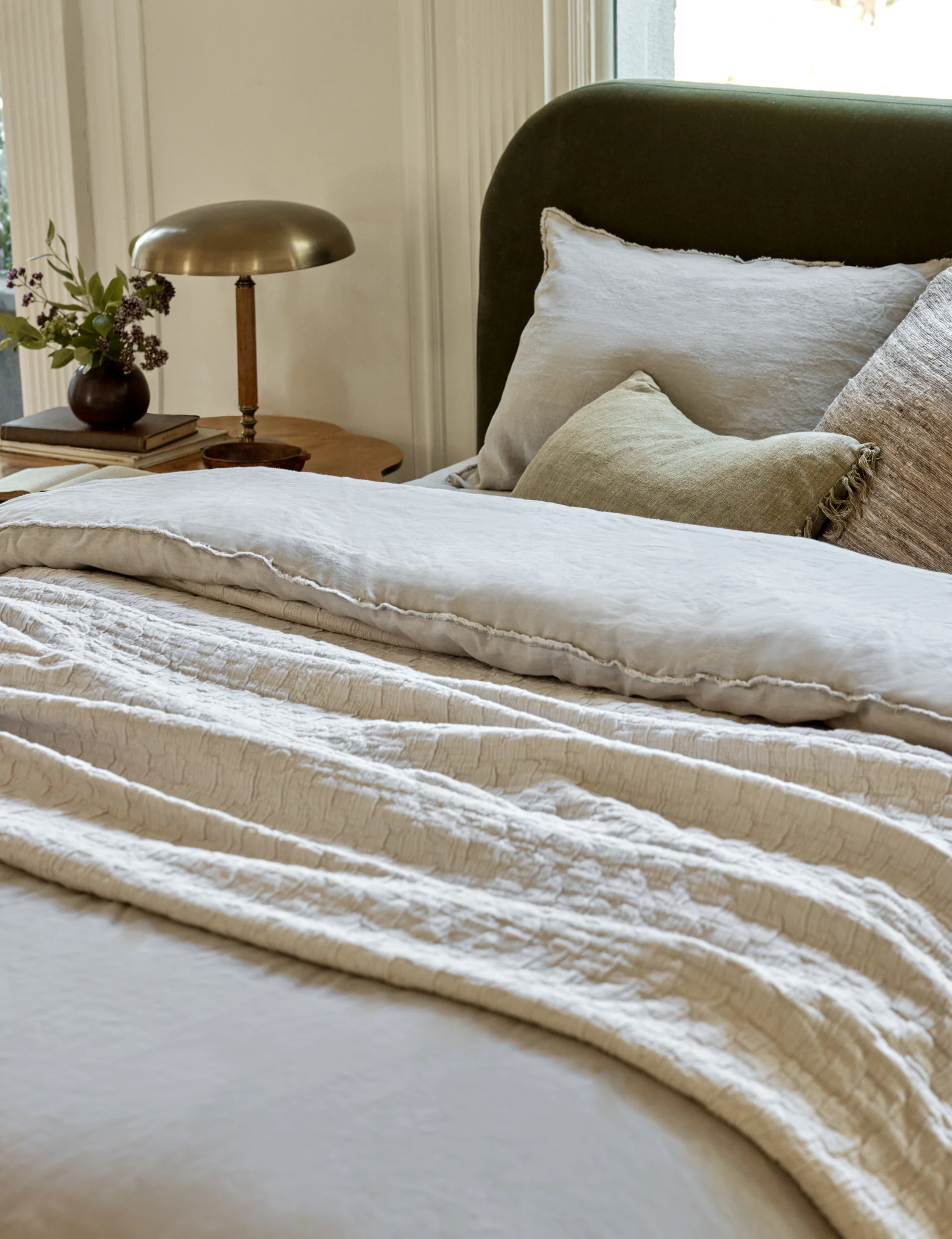 Ojai Cotton Matelassé Coverlet by Pom Pom at Home - Image 14