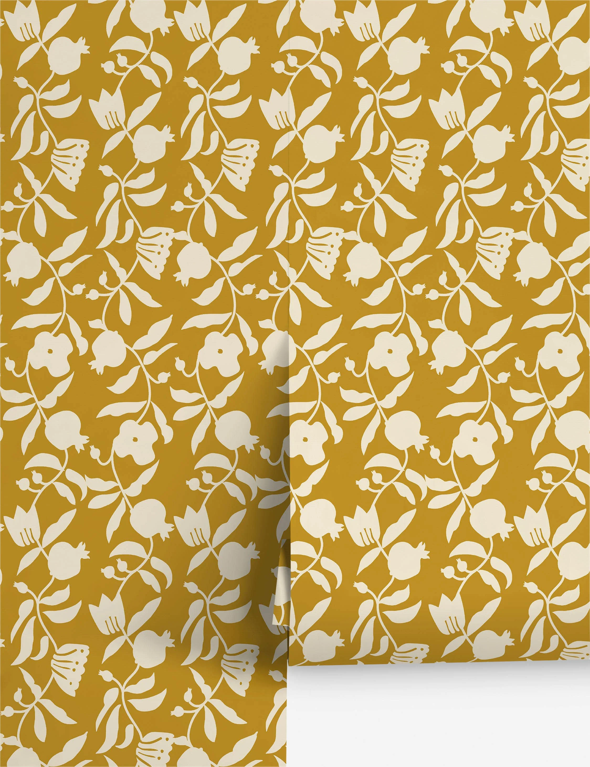 Pome Floral Wallpaper by Sarah Sherman Samuel - Image 2