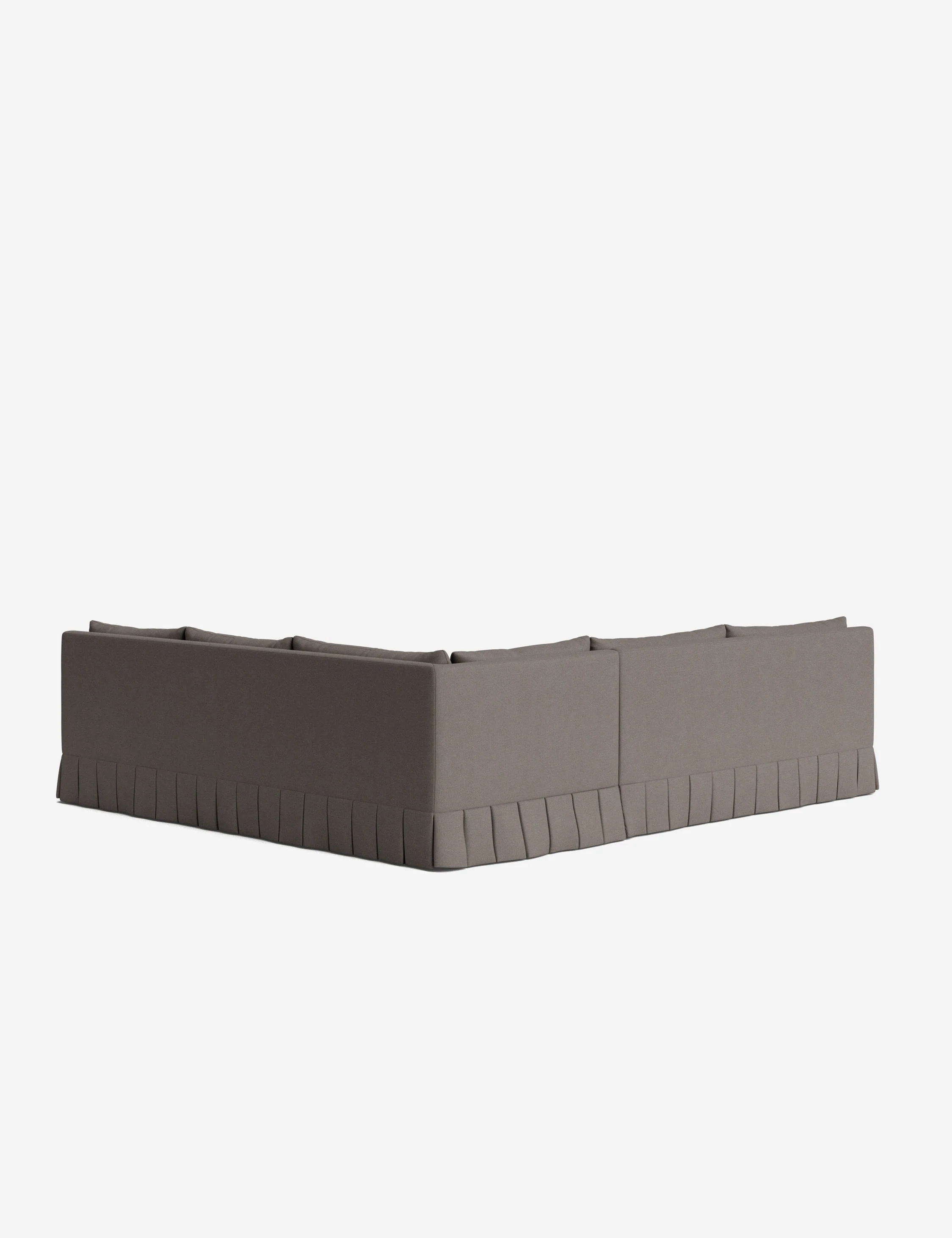 Portola Luxe Depth Pleated Corner Sectional Sofa - Image 169