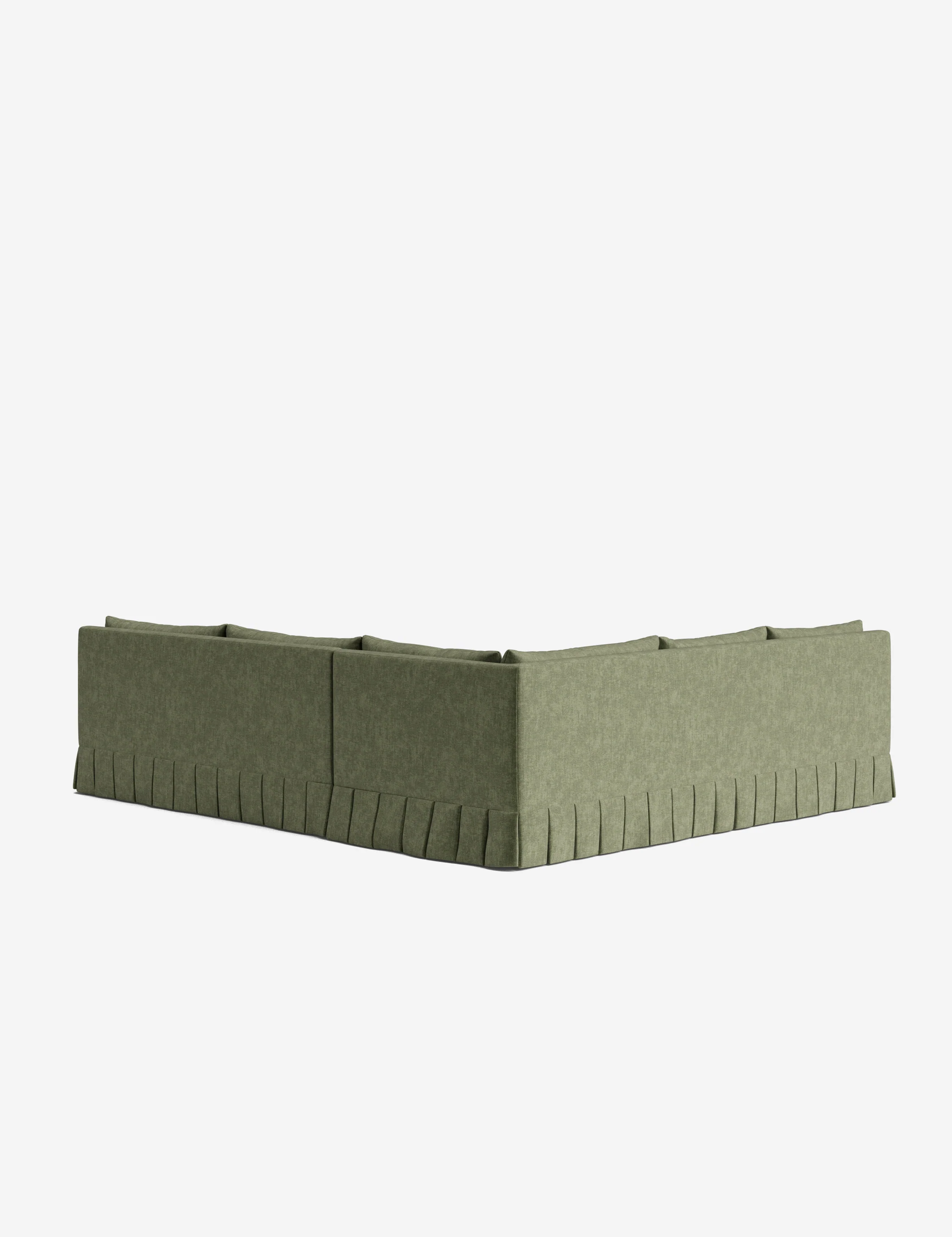 Portola Luxe Depth Pleated Corner Sectional Sofa - Image 56