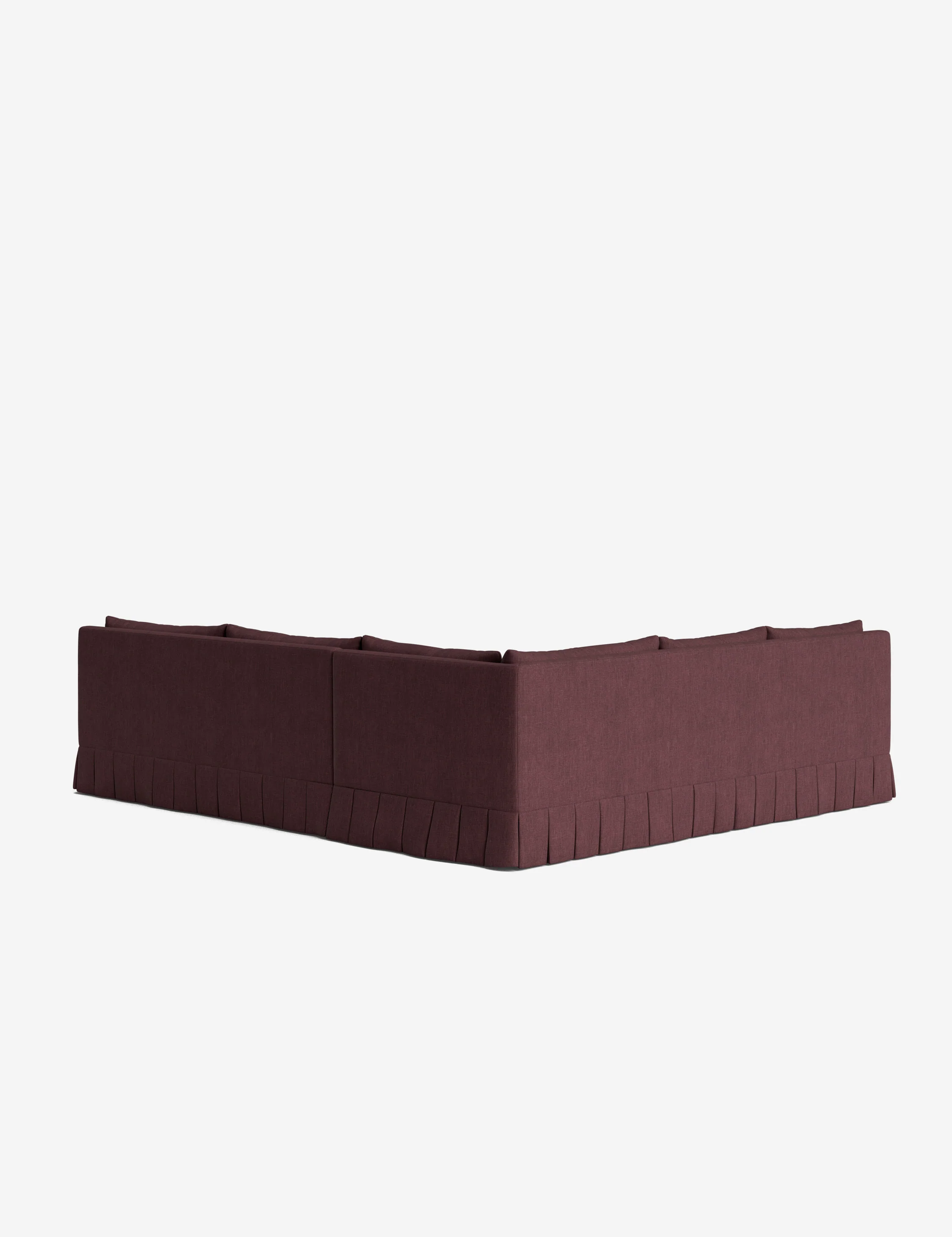Portola Luxe Depth Pleated Corner Sectional Sofa - Image 72