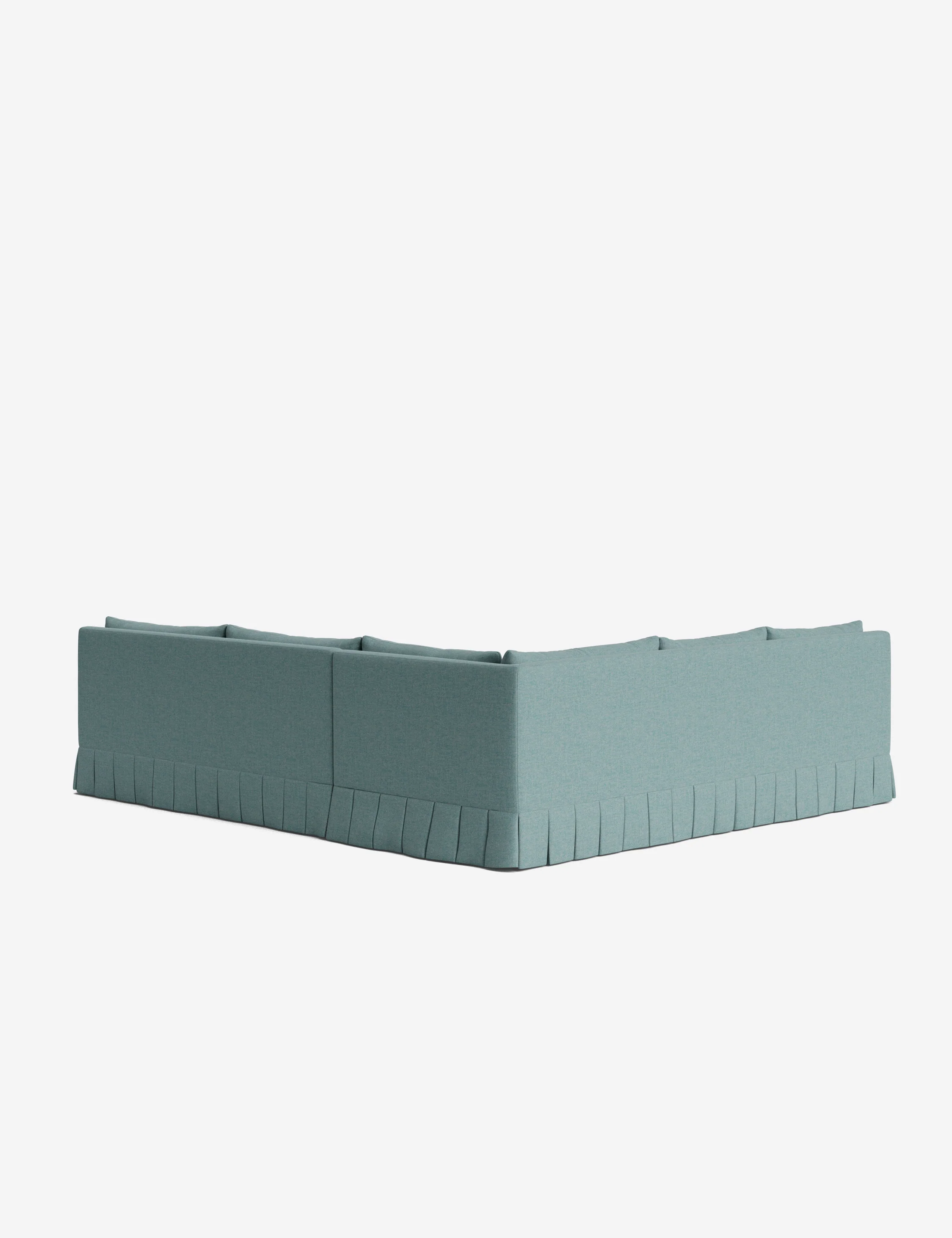 Portola Luxe Depth Pleated Corner Sectional Sofa - Image 80