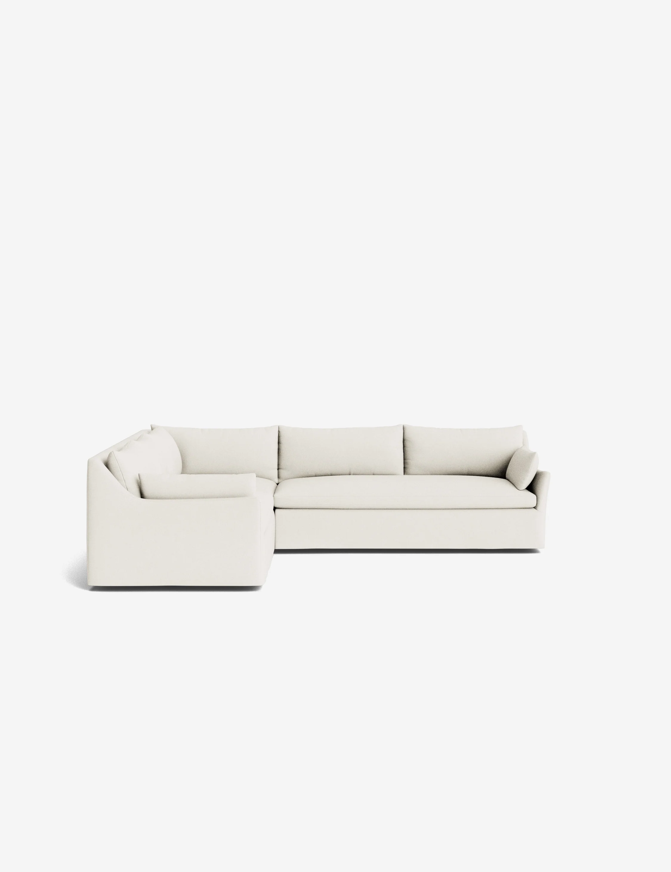 Portola Luxe Depth Slipcover Corner Sectional Sofa - Image 13