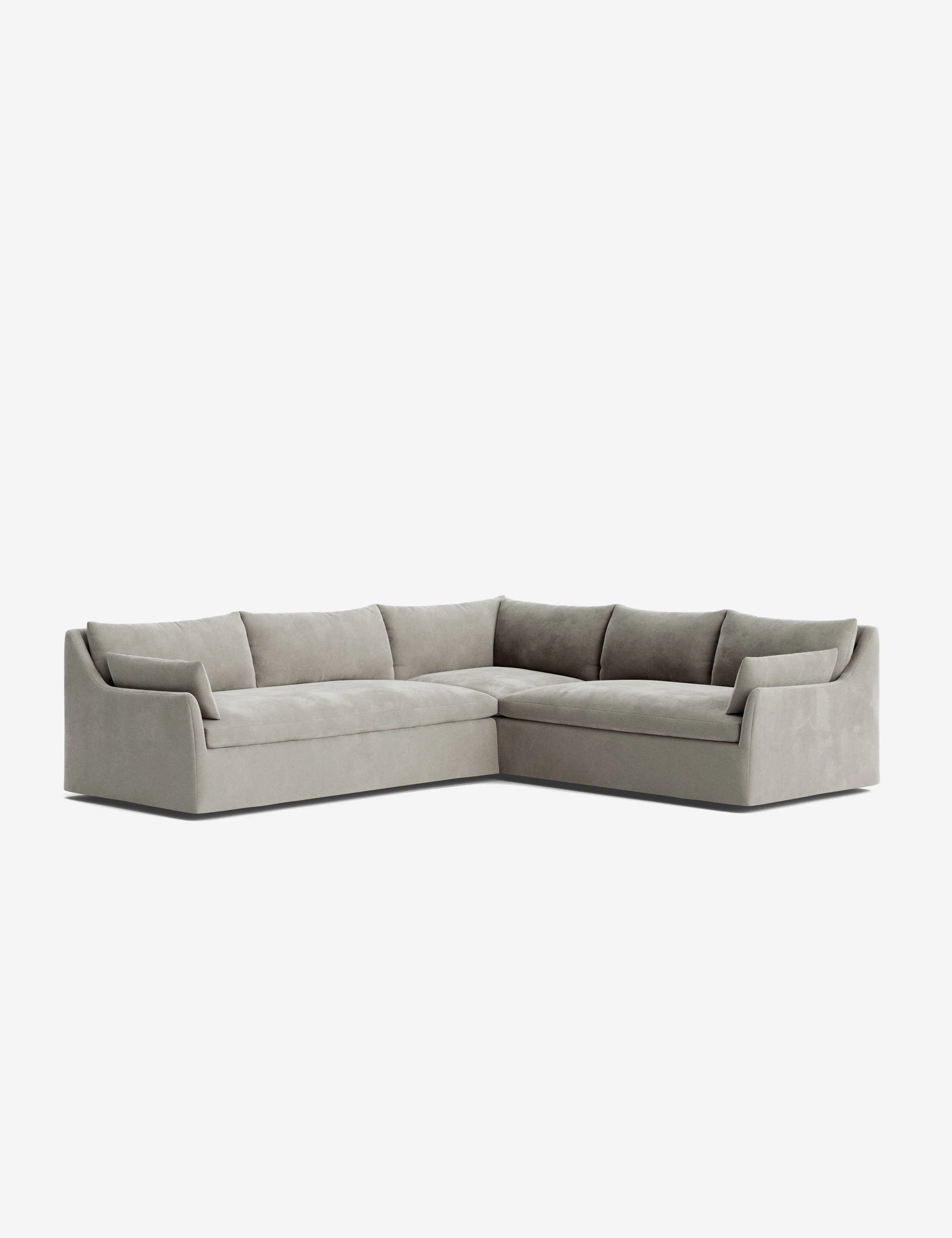 Portola Luxe Depth Slipcover Corner Sectional Sofa - Image 154