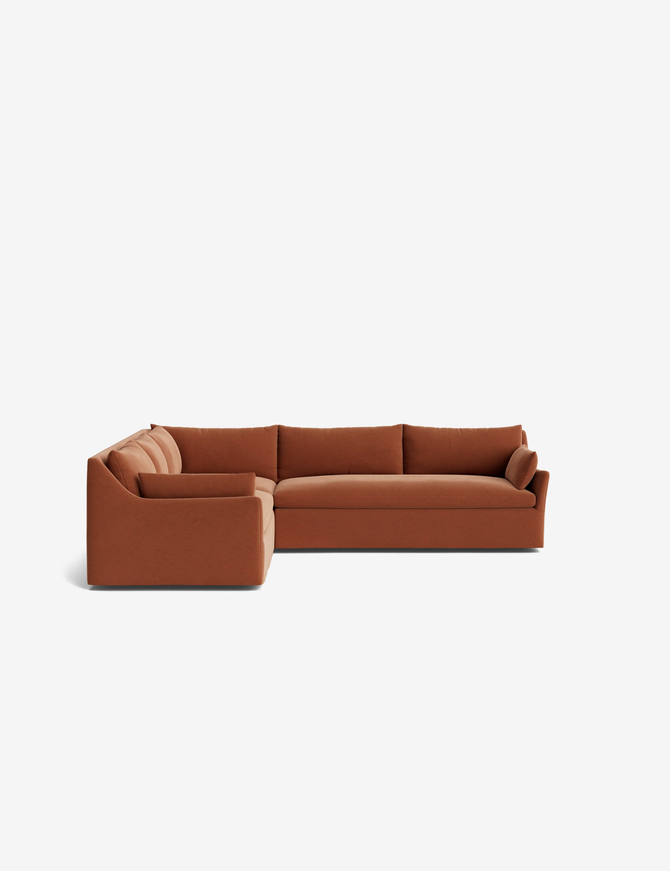 Portola Luxe Depth Slipcover Corner Sectional Sofa - Image 55