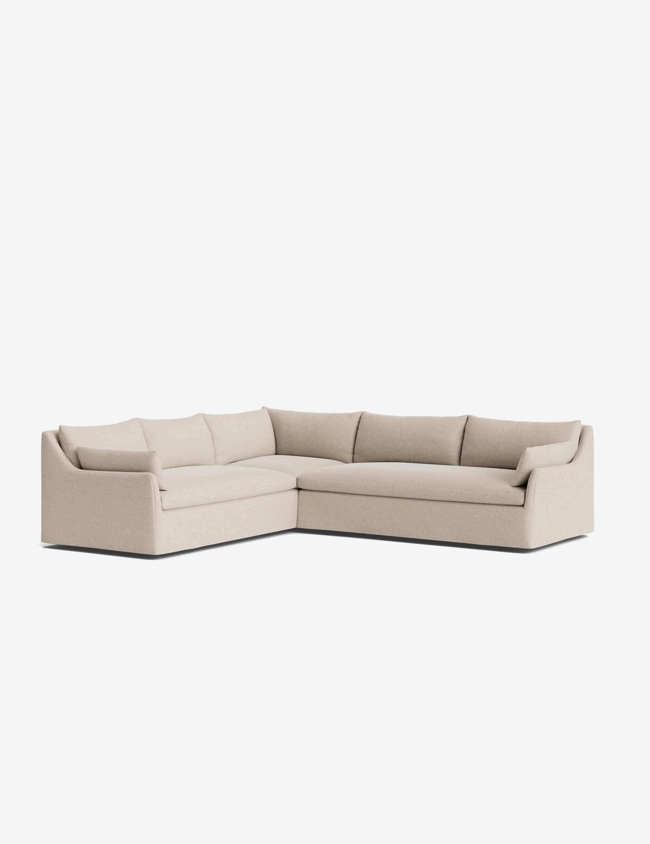 Portola Luxe Depth Slipcover Corner Sectional Sofa - Image 7