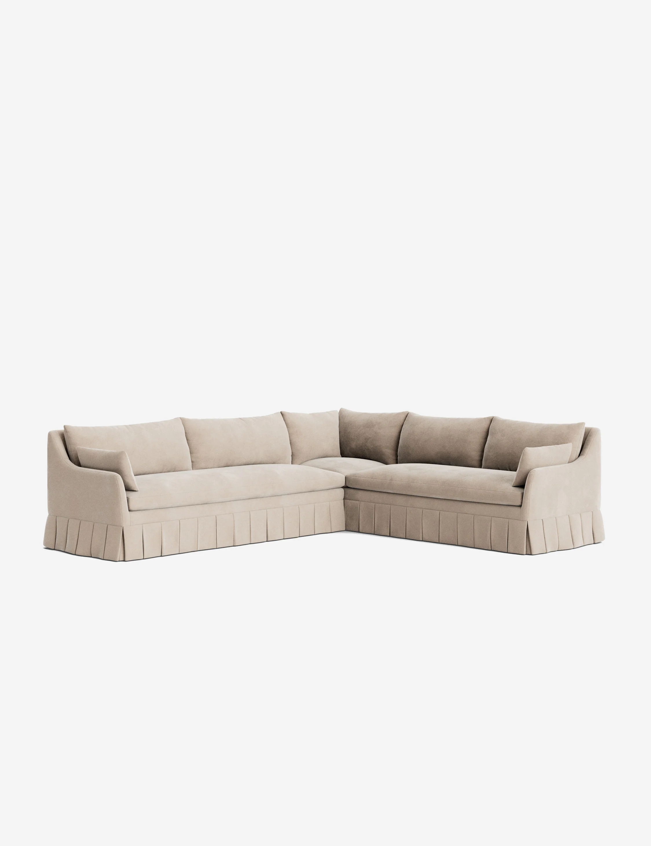 Portola Pleated Sectional Sofa - Image 102