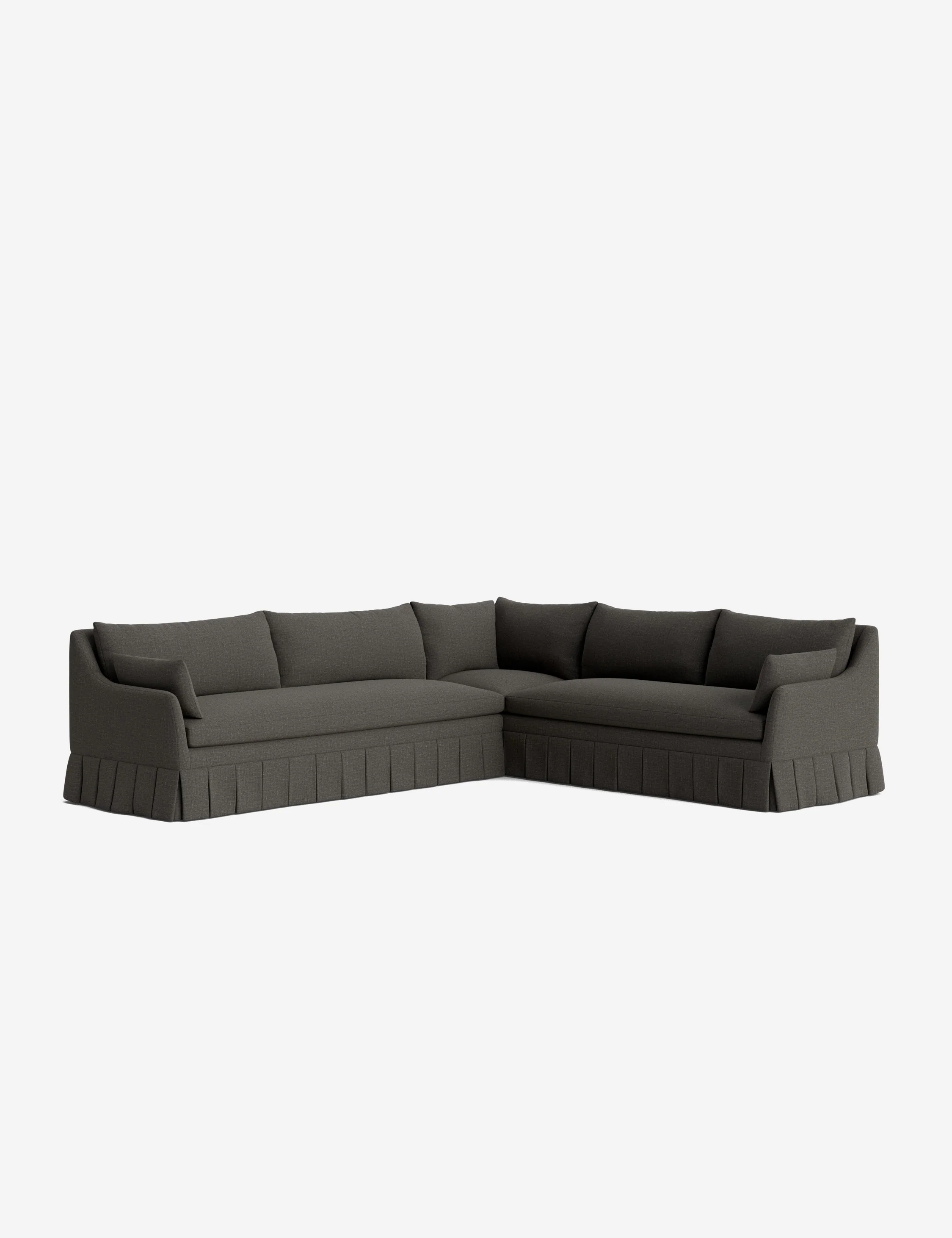 Portola Pleated Sectional Sofa - Image 16