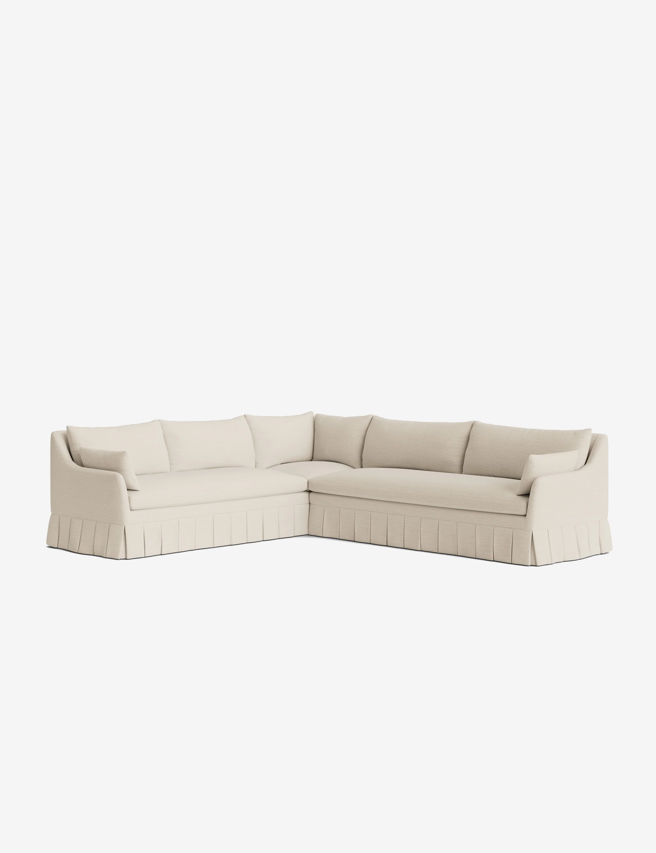 Portola Pleated Sectional Sofa - Image 43