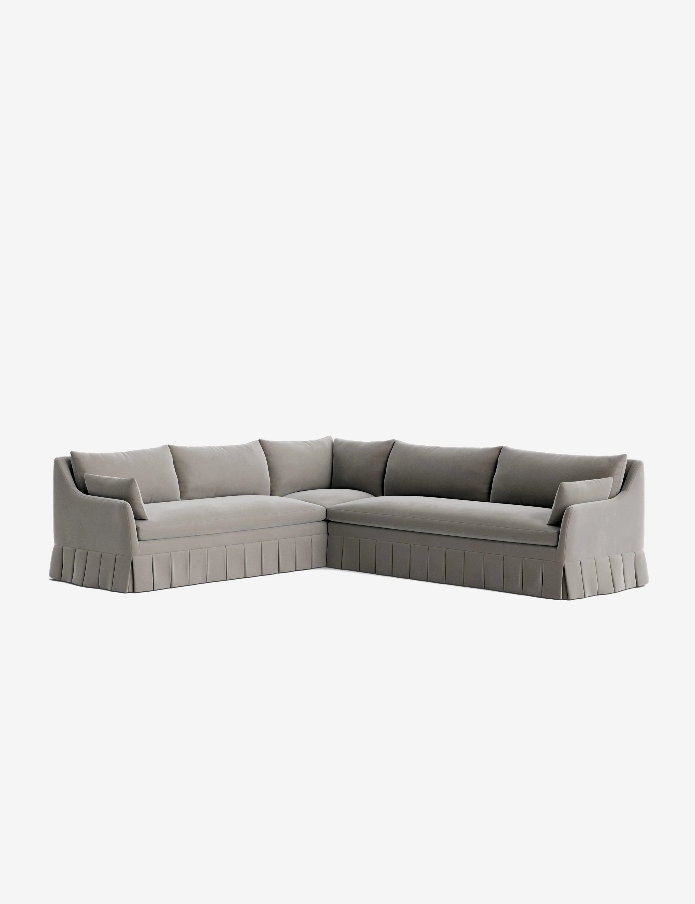 Portola Pleated Sectional Sofa - Image 49
