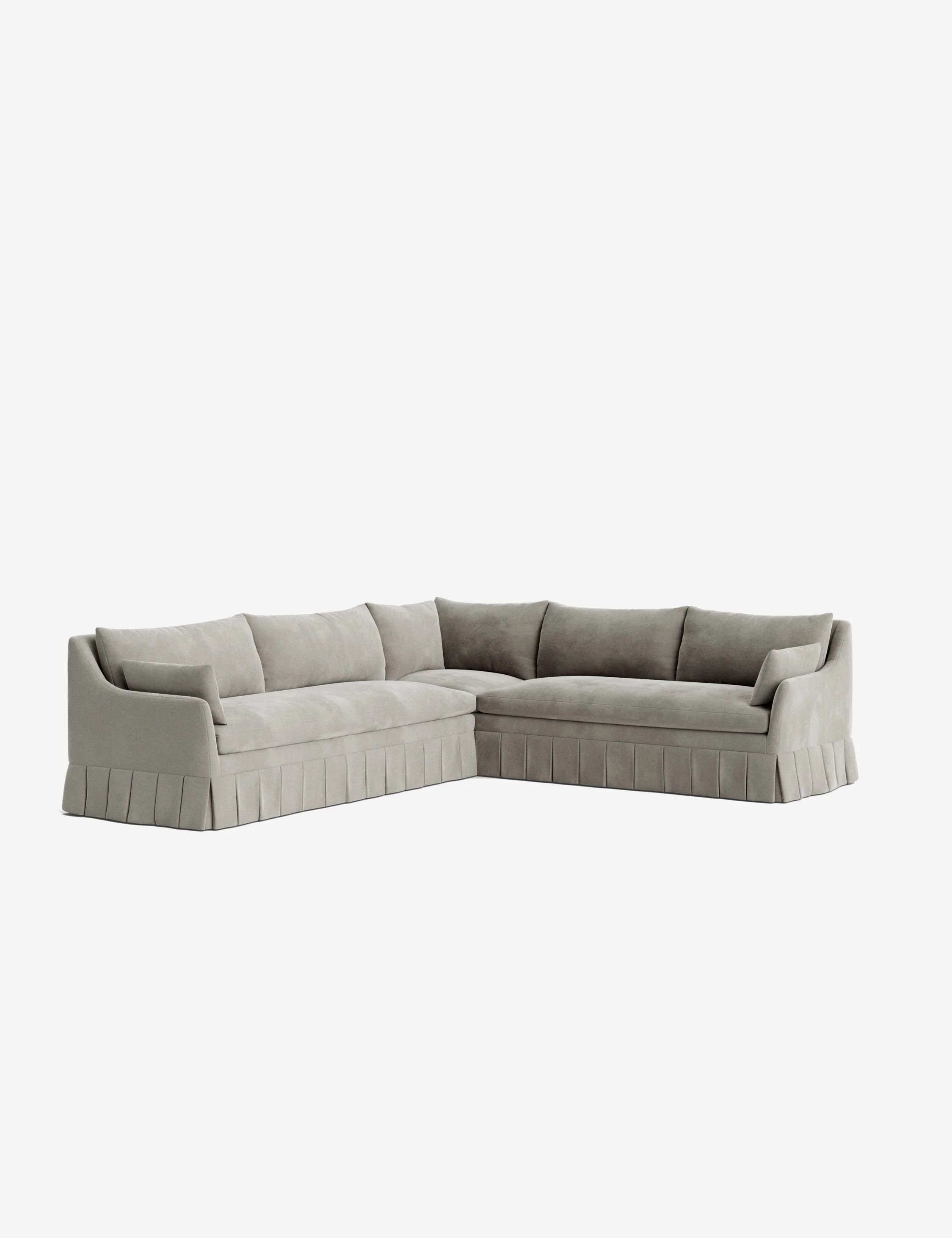 Portola Pleated Sectional Sofa - Image 62