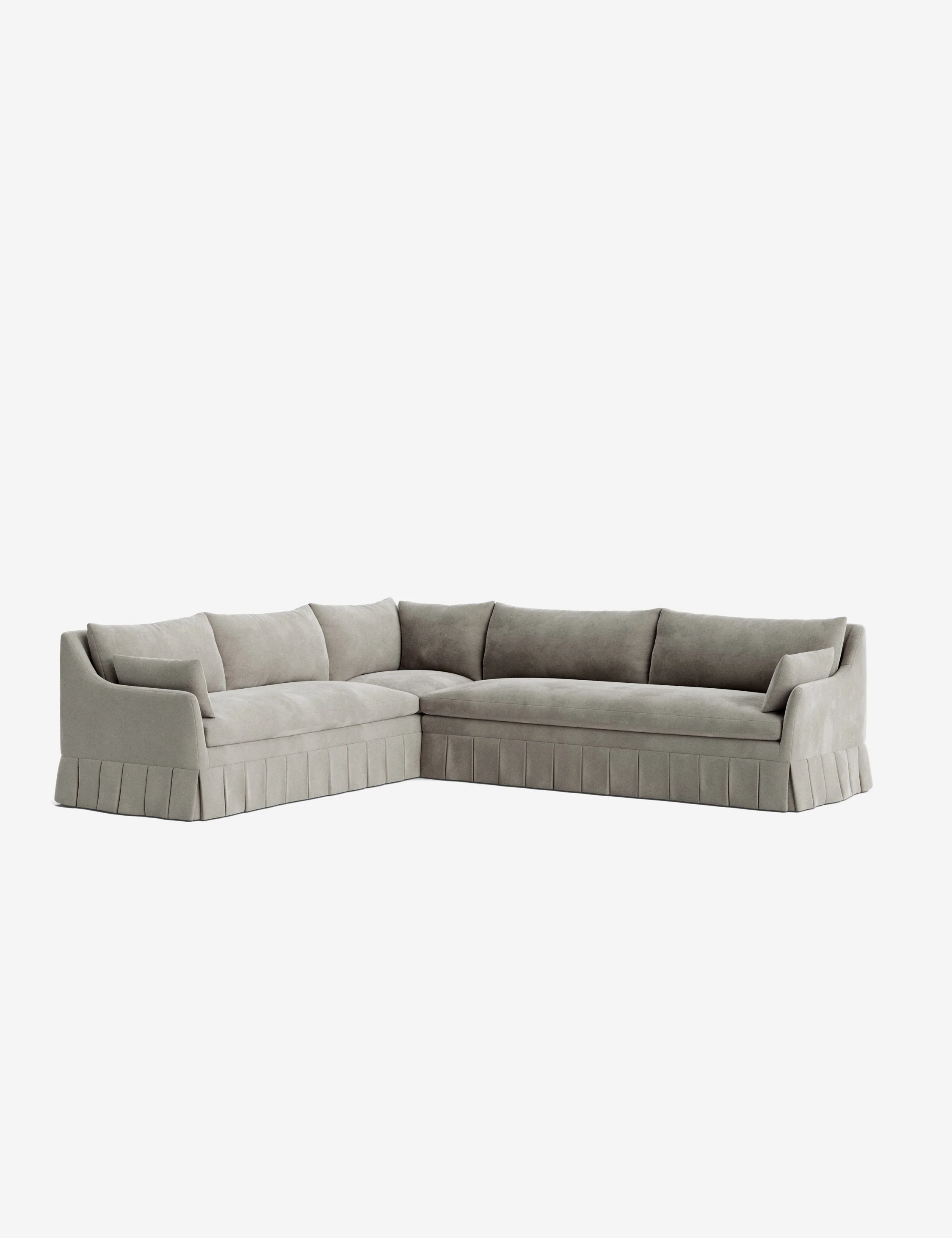 Portola Pleated Sectional Sofa - Image 63