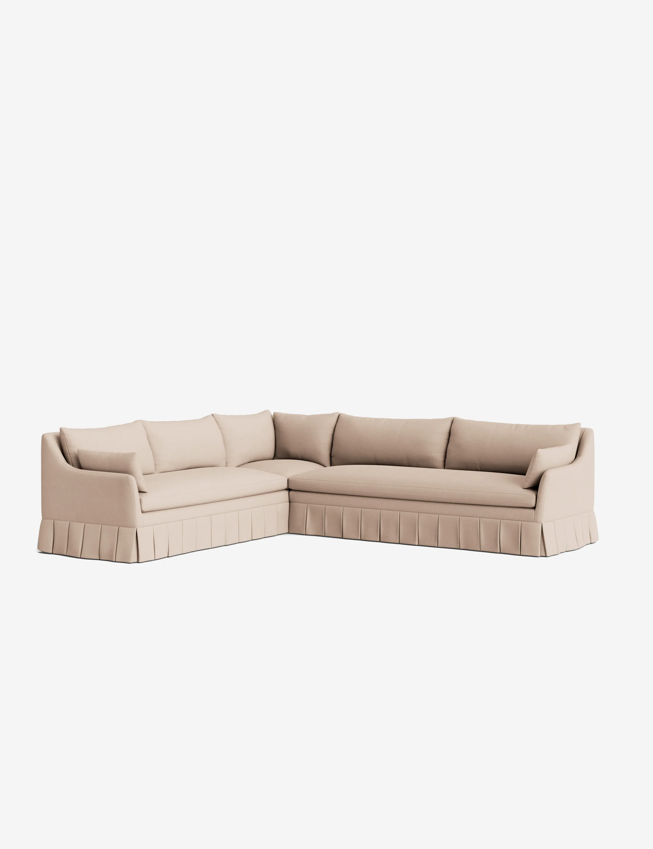 Portola Pleated Sectional Sofa - Image 67