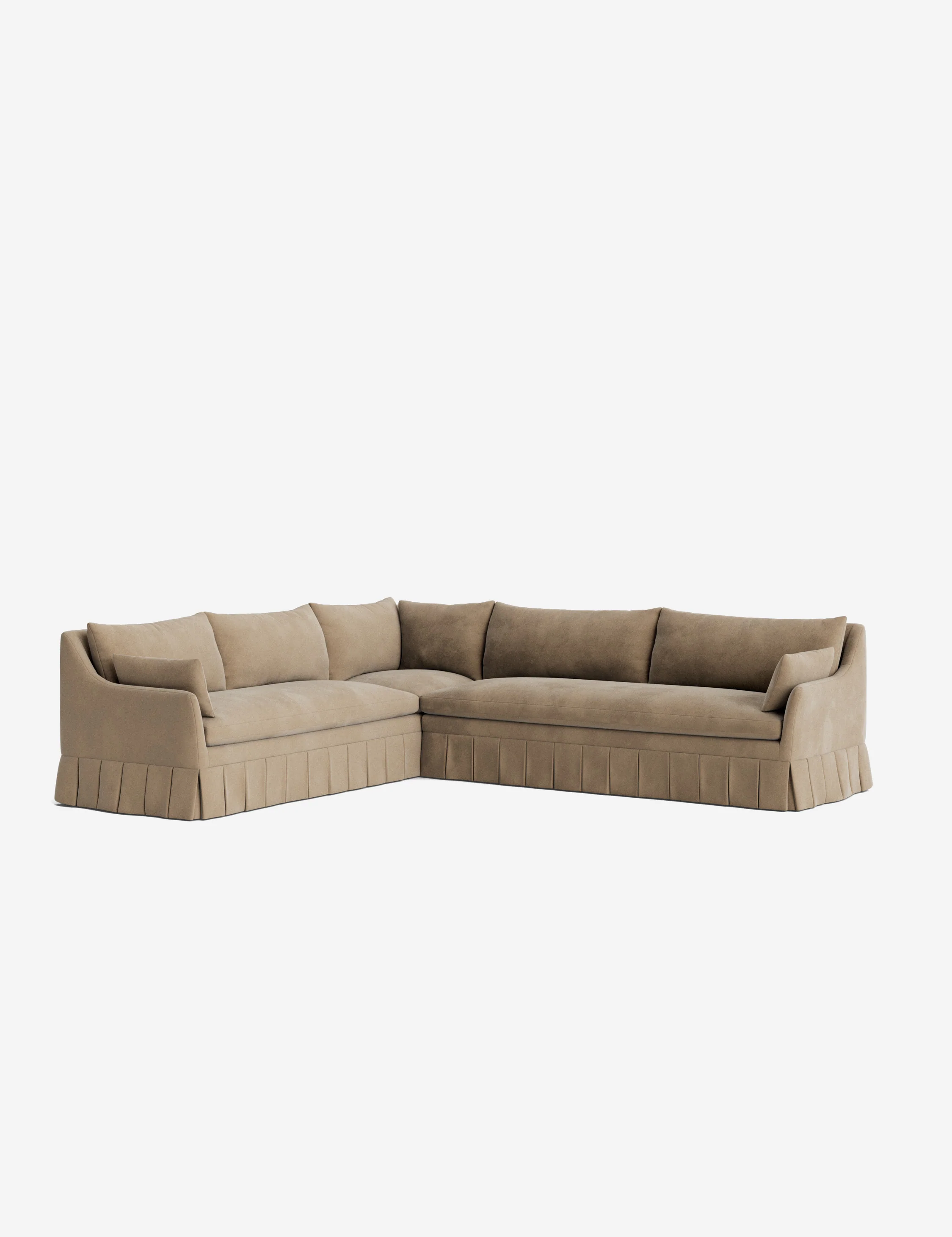 Portola Pleated Sectional Sofa - Image 70