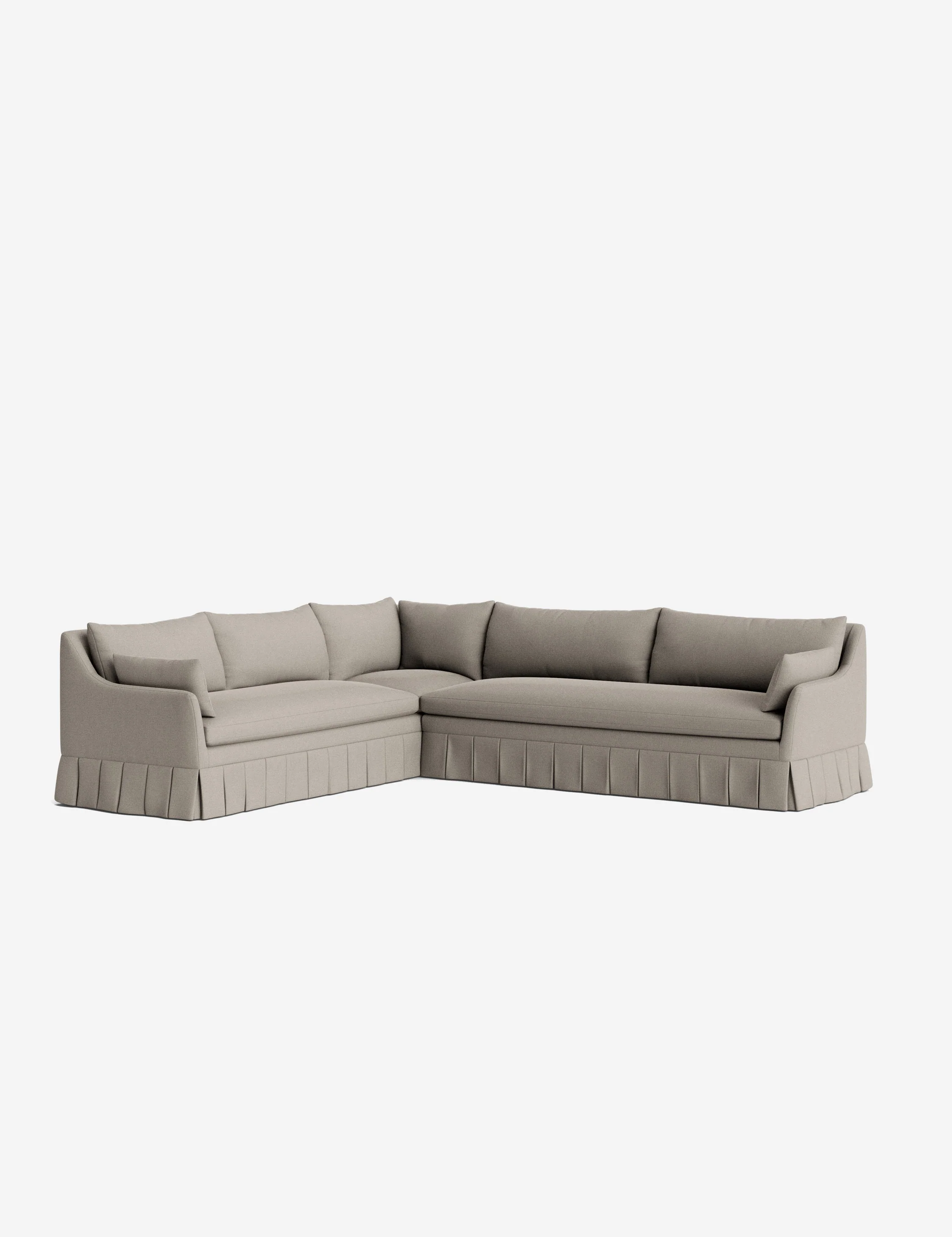 Portola Pleated Sectional Sofa - Image 71