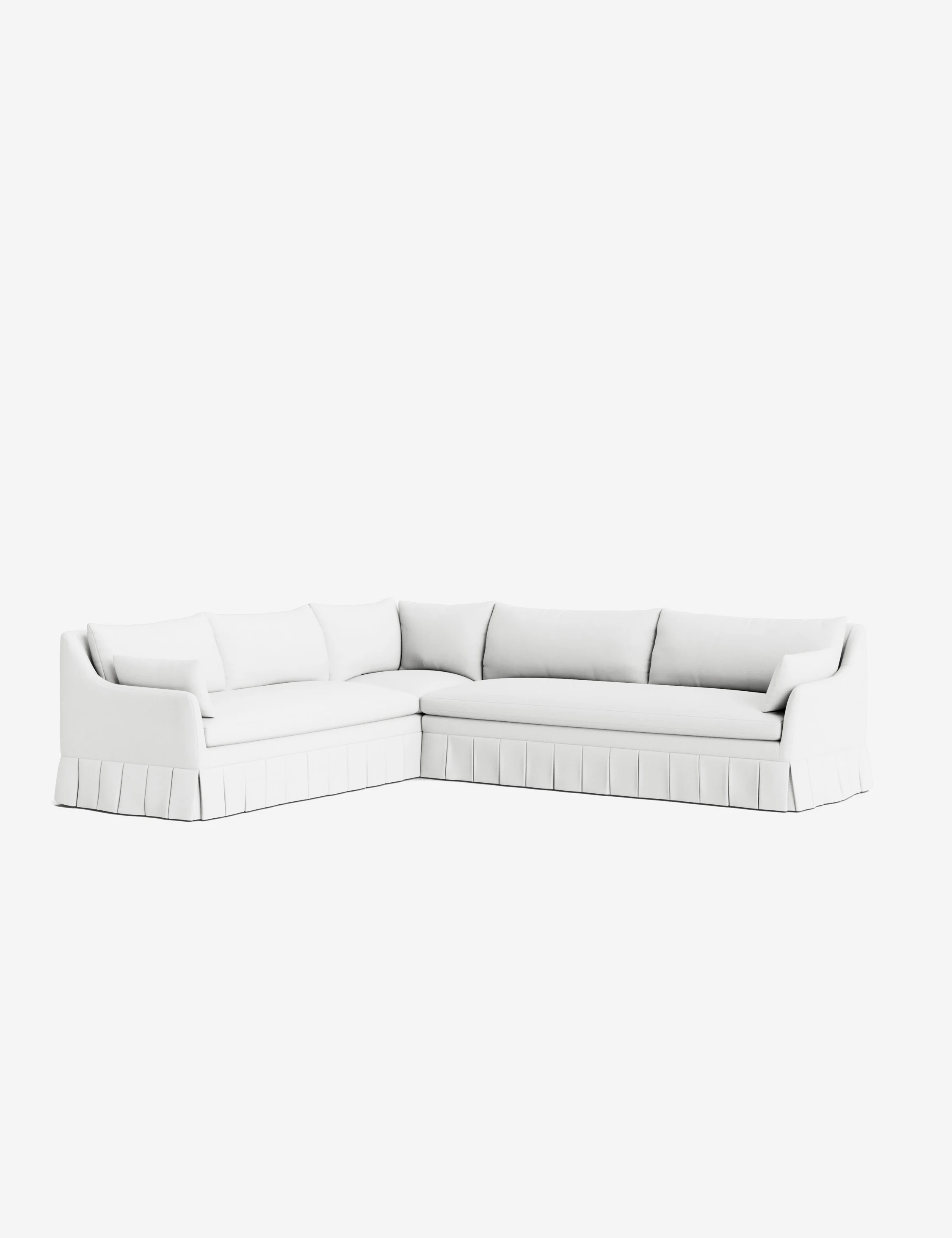 Portola Pleated Sectional Sofa - Image 73