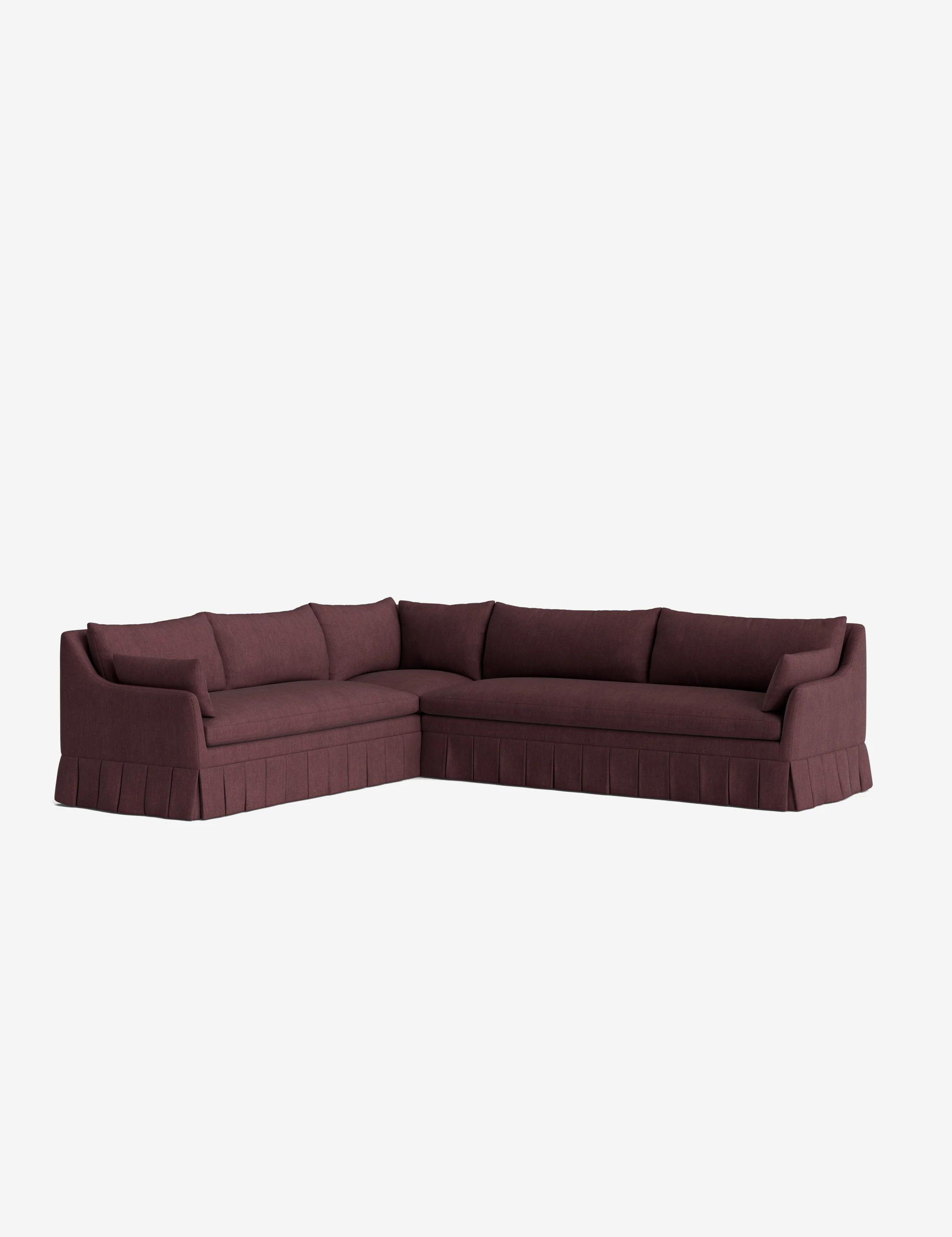 Portola Pleated Sectional Sofa - Image 76