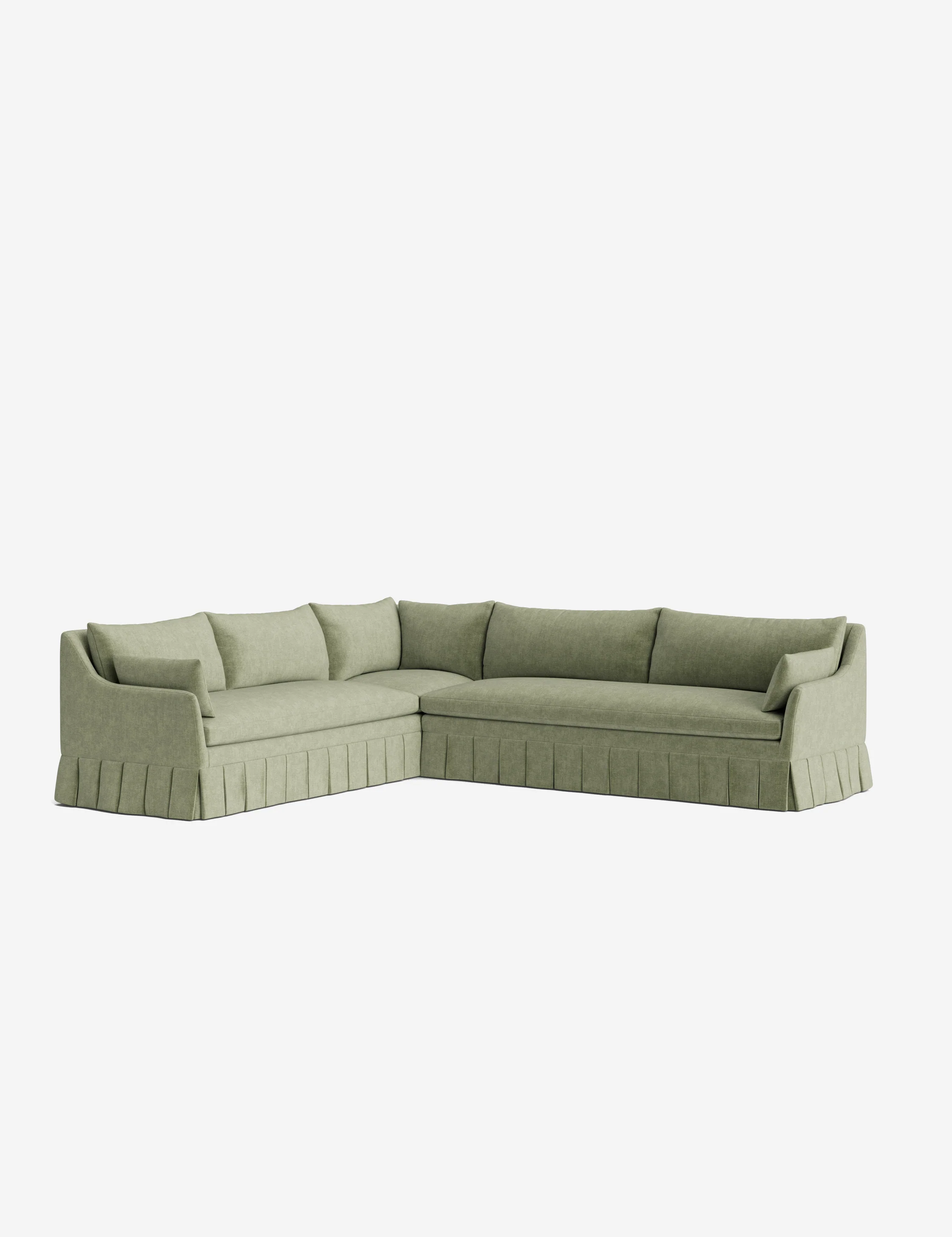 Portola Pleated Sectional Sofa - Image 79