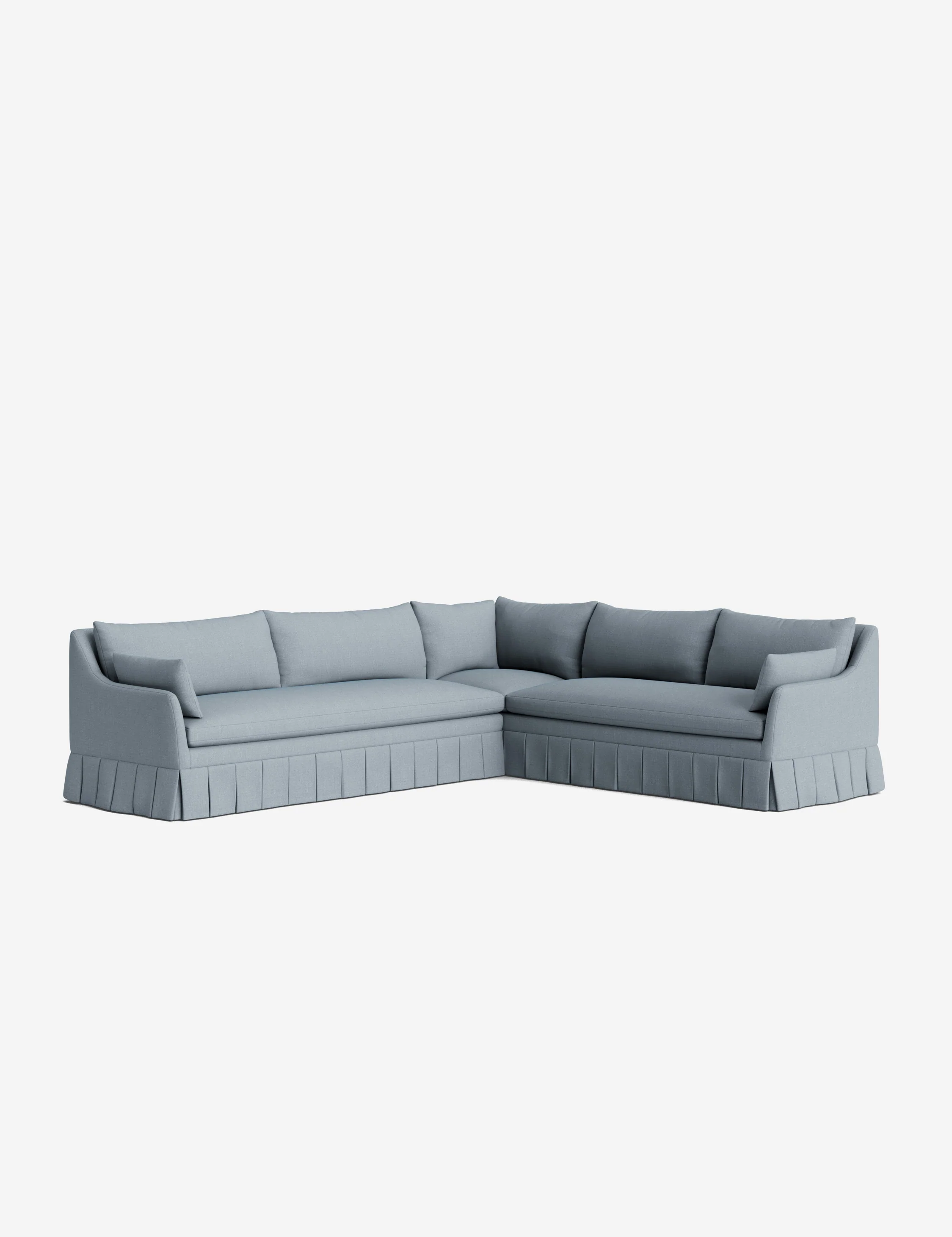 Portola Pleated Sectional Sofa - Image 88