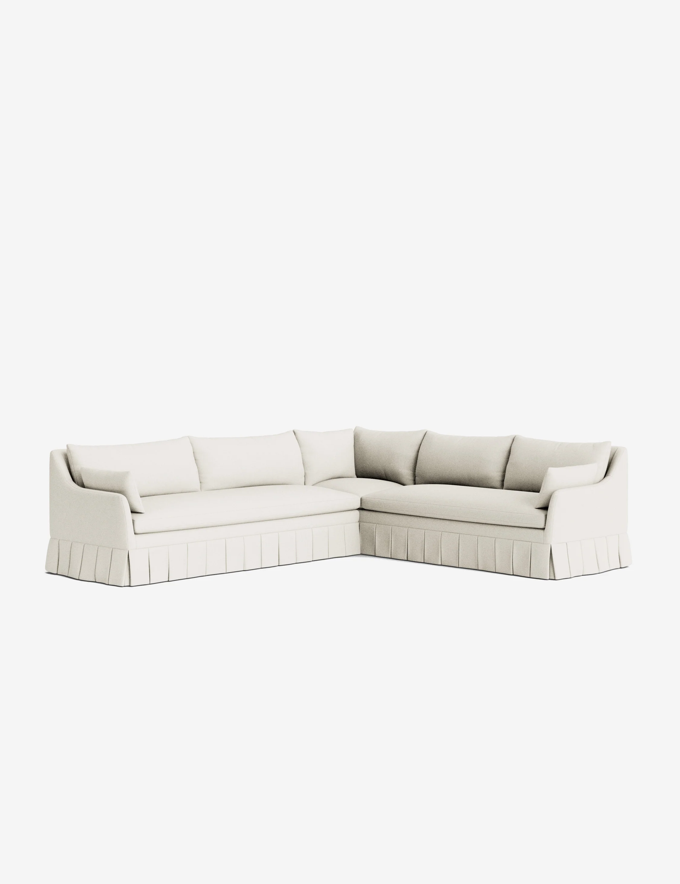 Portola Pleated Sectional Sofa - Image 91