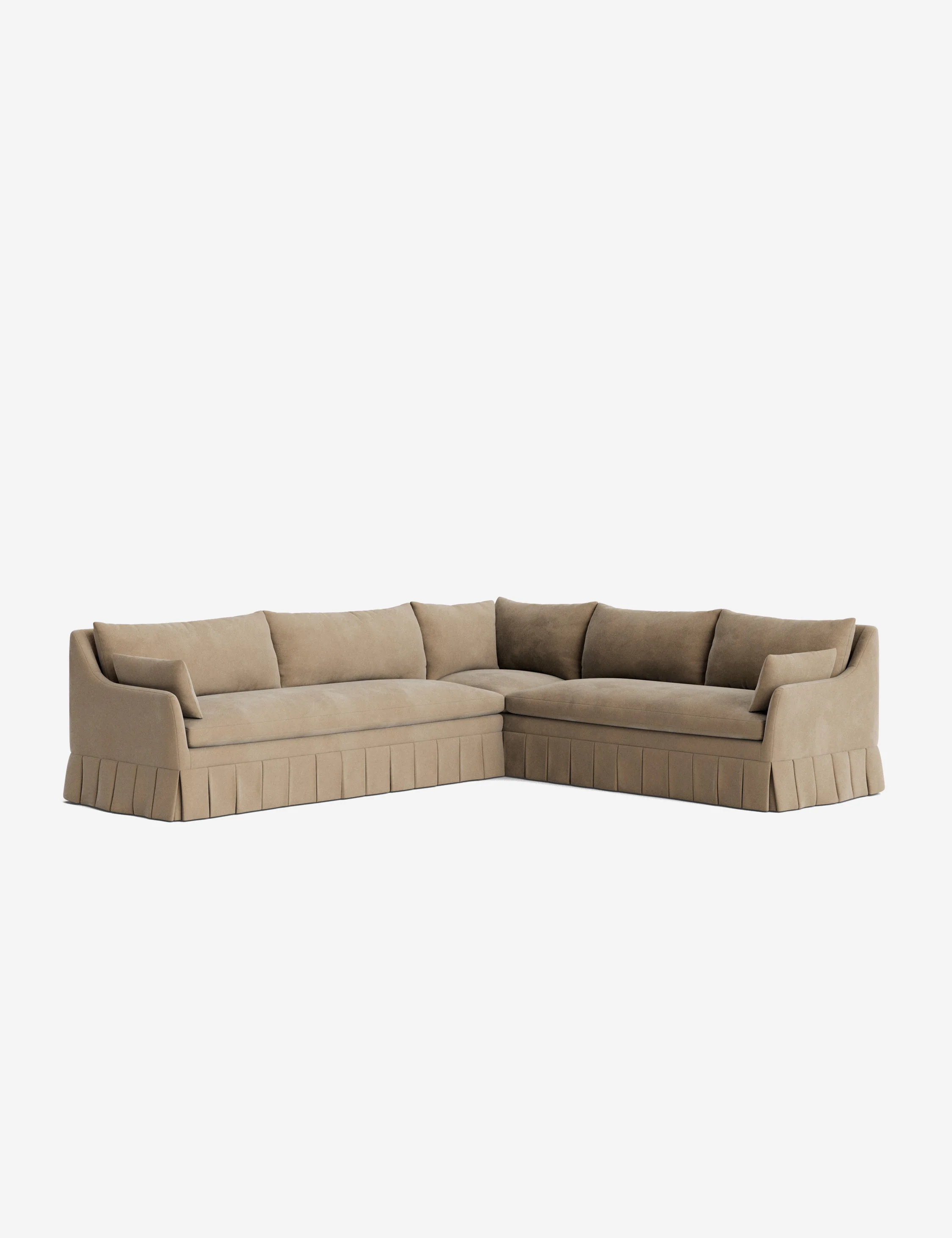 Portola Pleated Sectional Sofa - Image 92