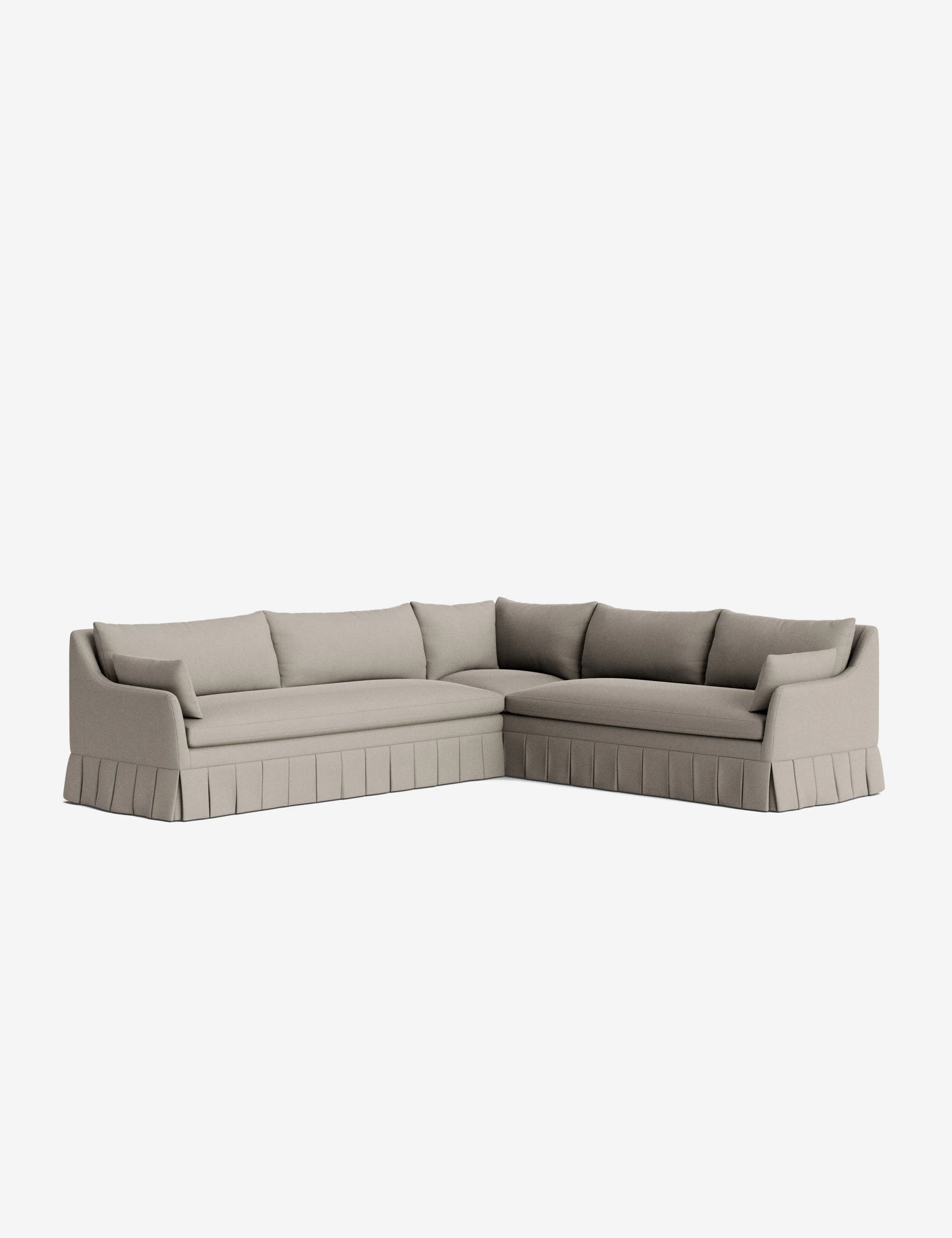 Portola Pleated Sectional Sofa - Image 93