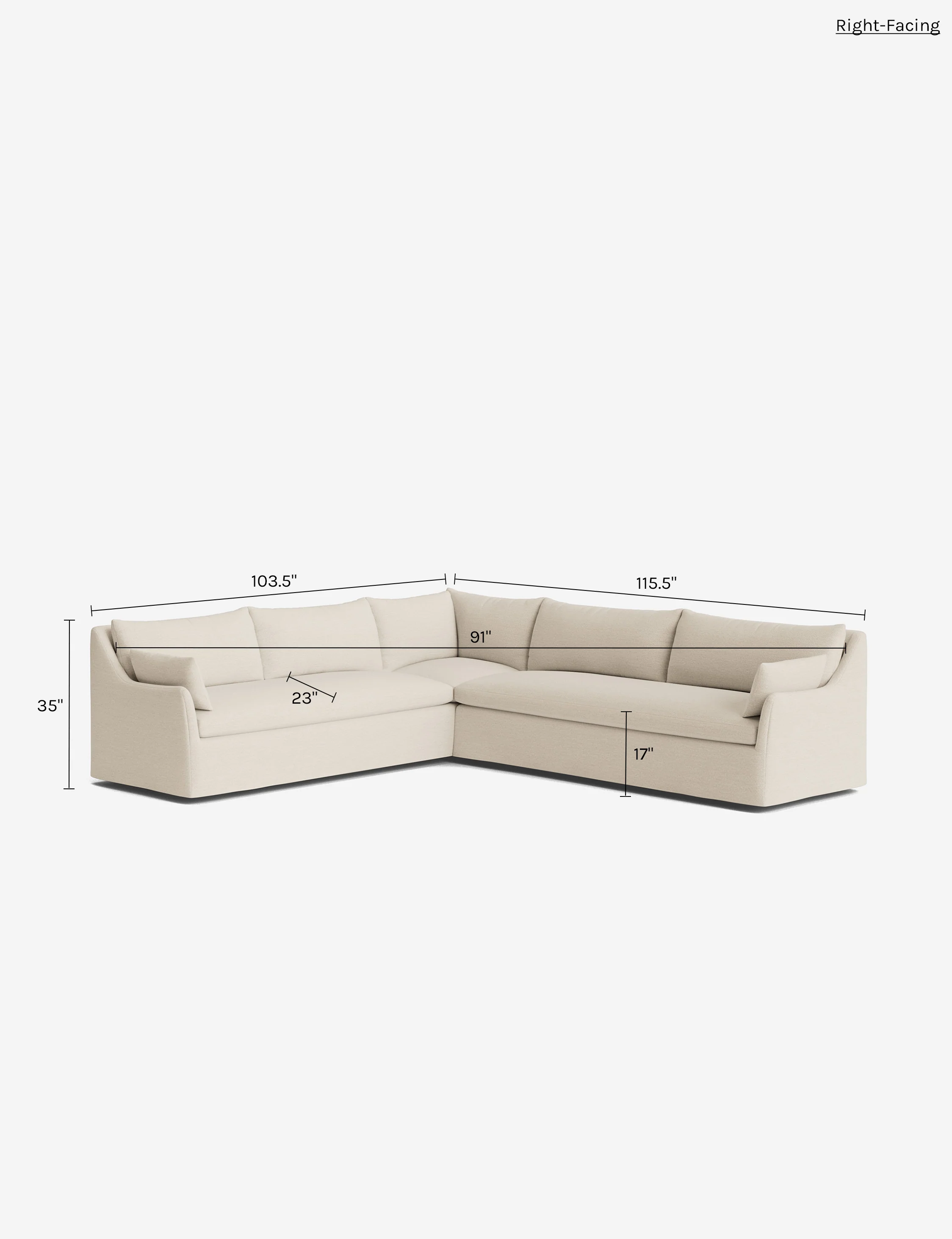 Portola Slipcover Corner Sectional Sofa - Image 186