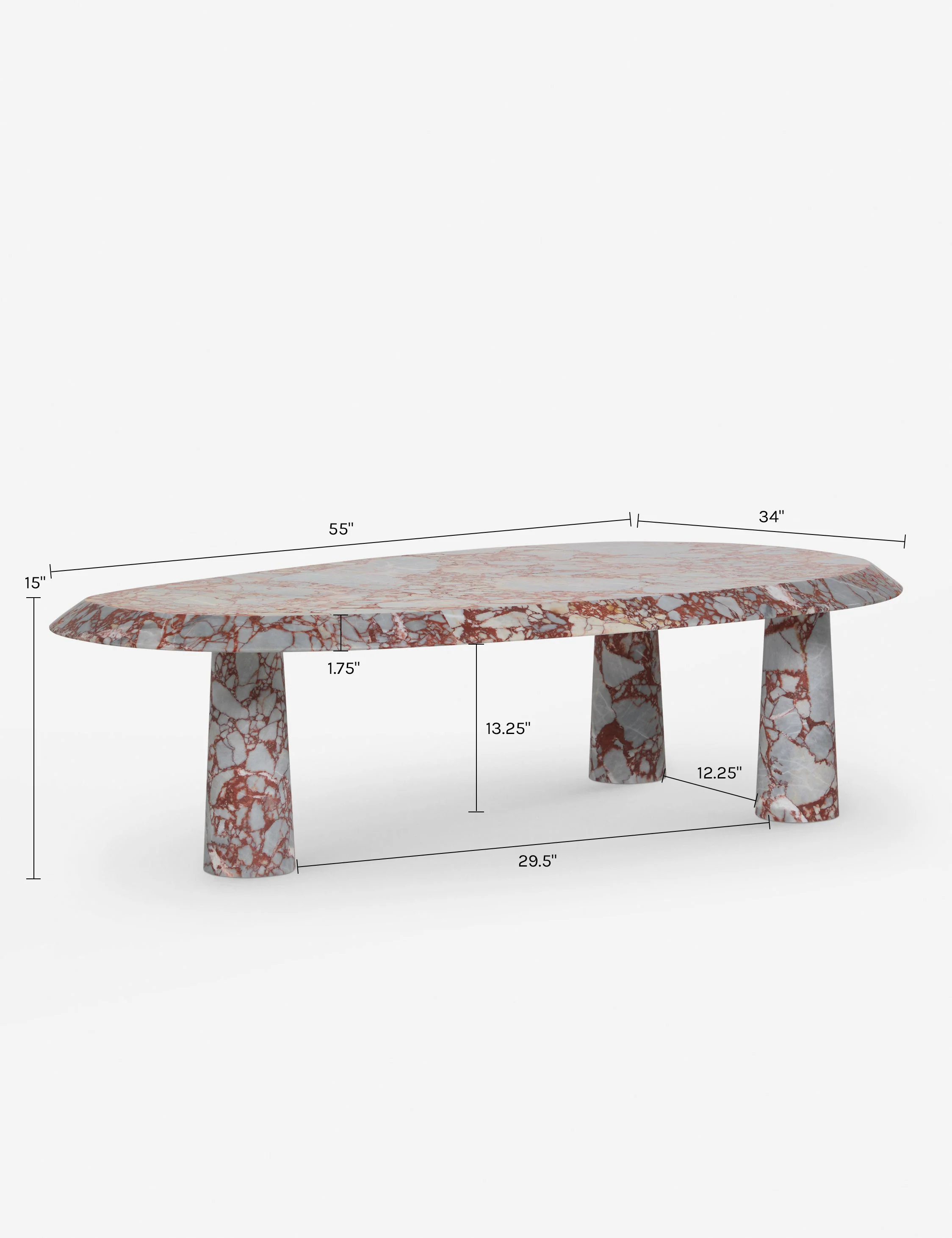 Rodolfo Marble Coffee Table - Image 9
