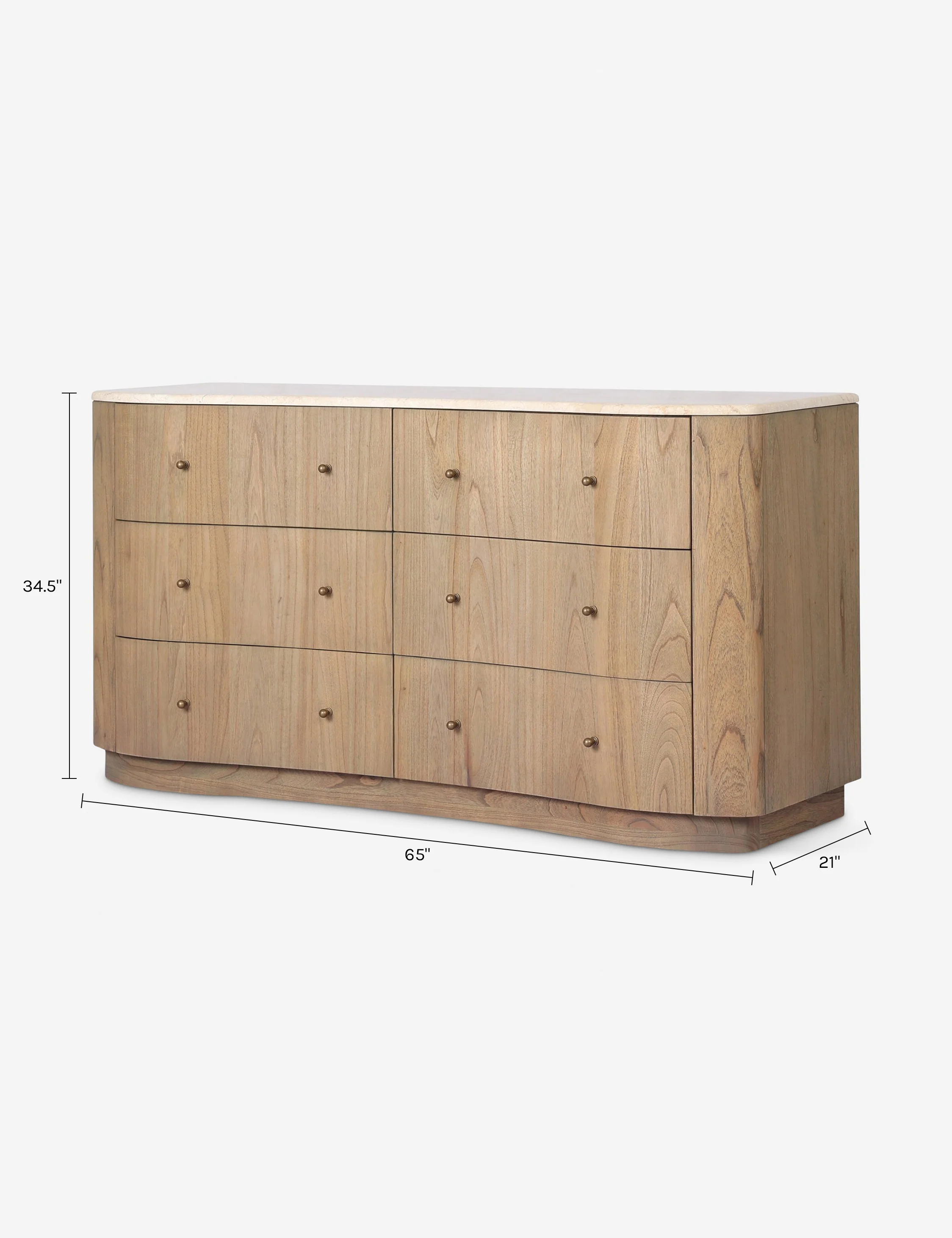 Rosebury 6-Drawer Dresser - Image 11