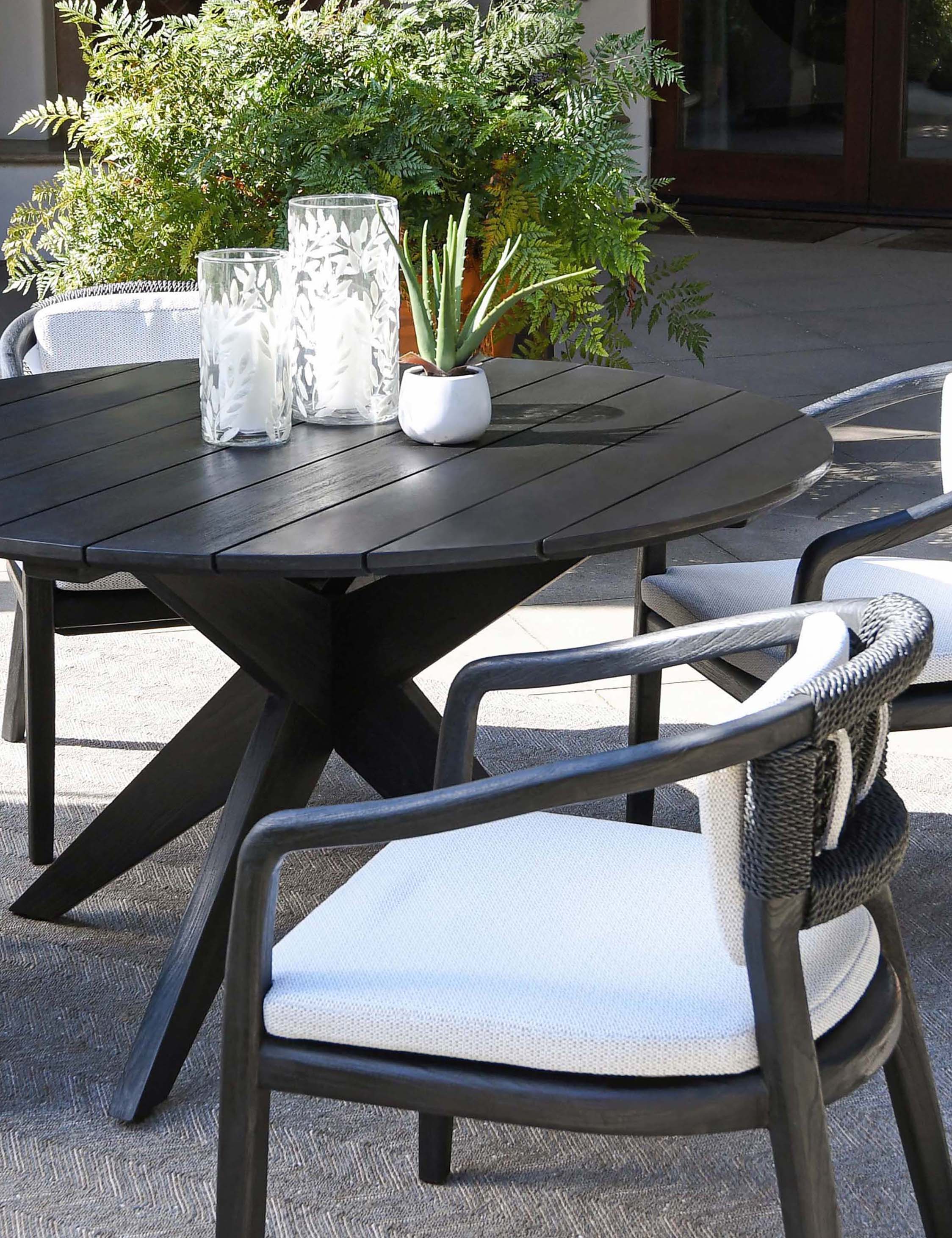 Rosetta Indoor / Outdoor Round Dining Table - Image 6
