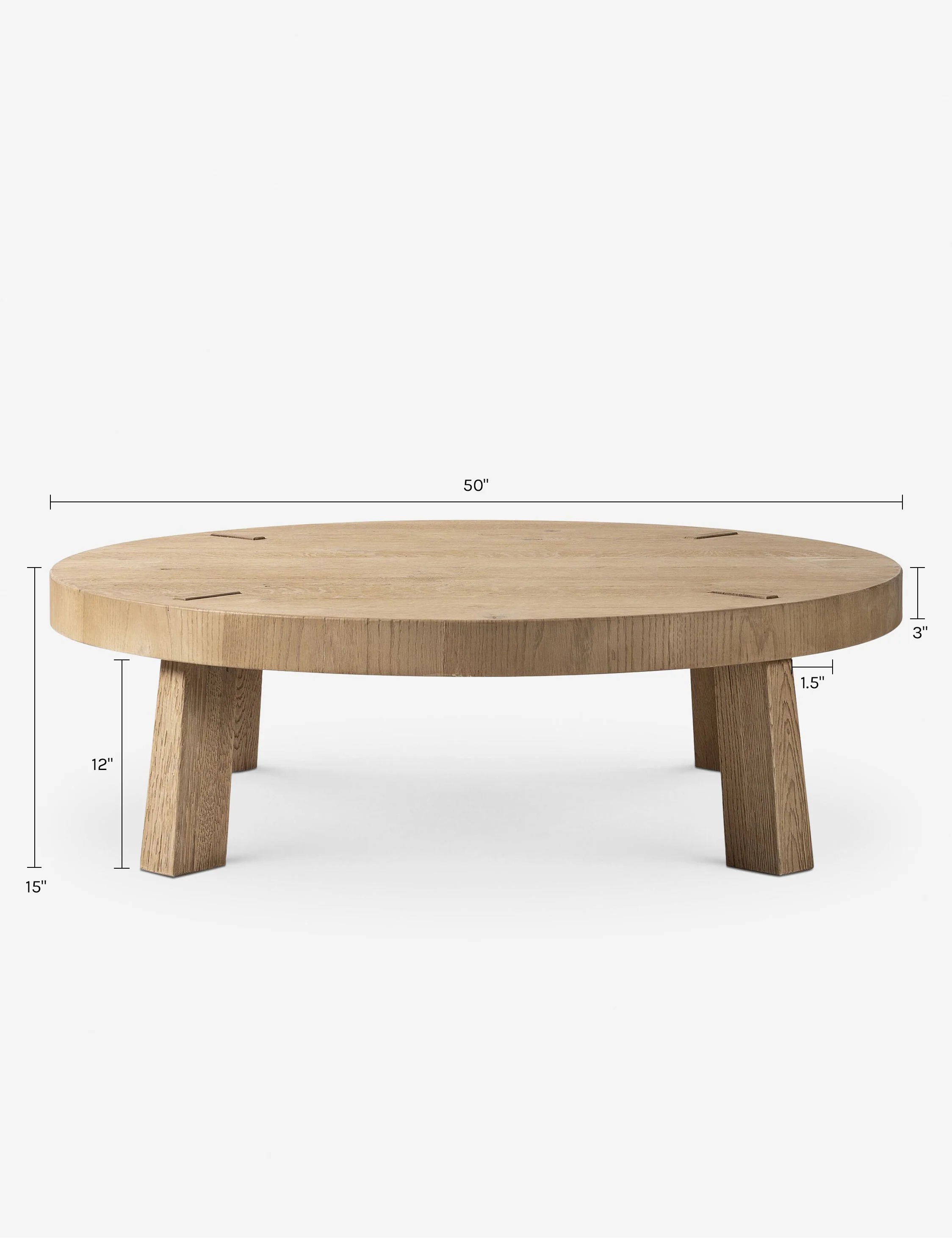 Sadira Round Coffee Table by Amber Lewis x Four Hands - Image 14