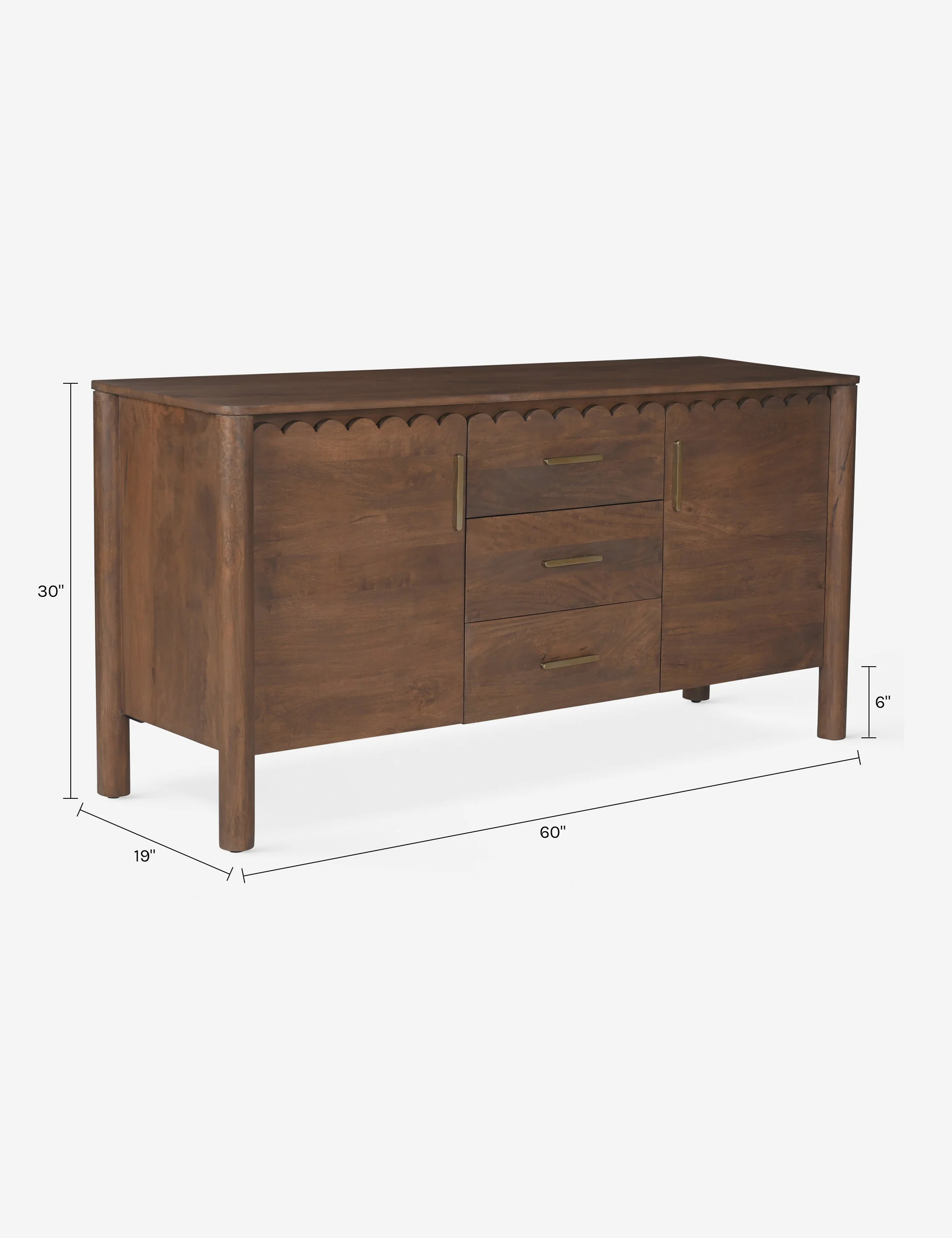 Samantha 3-Drawer Sideboard - Image 8