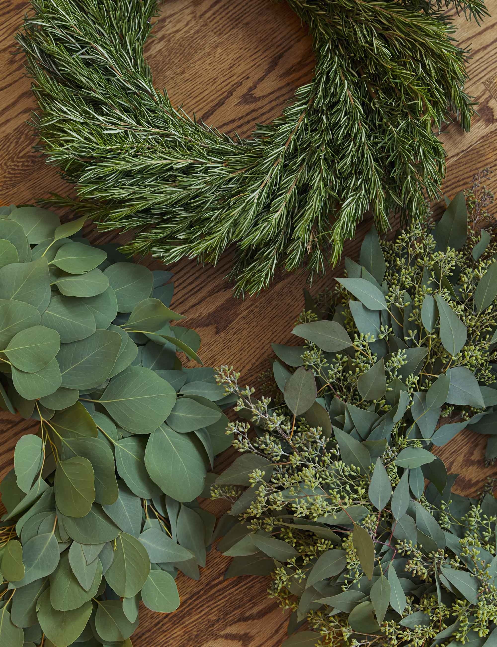 Fresh Handmade Seeded Eucalyptus Wreath - Image 6