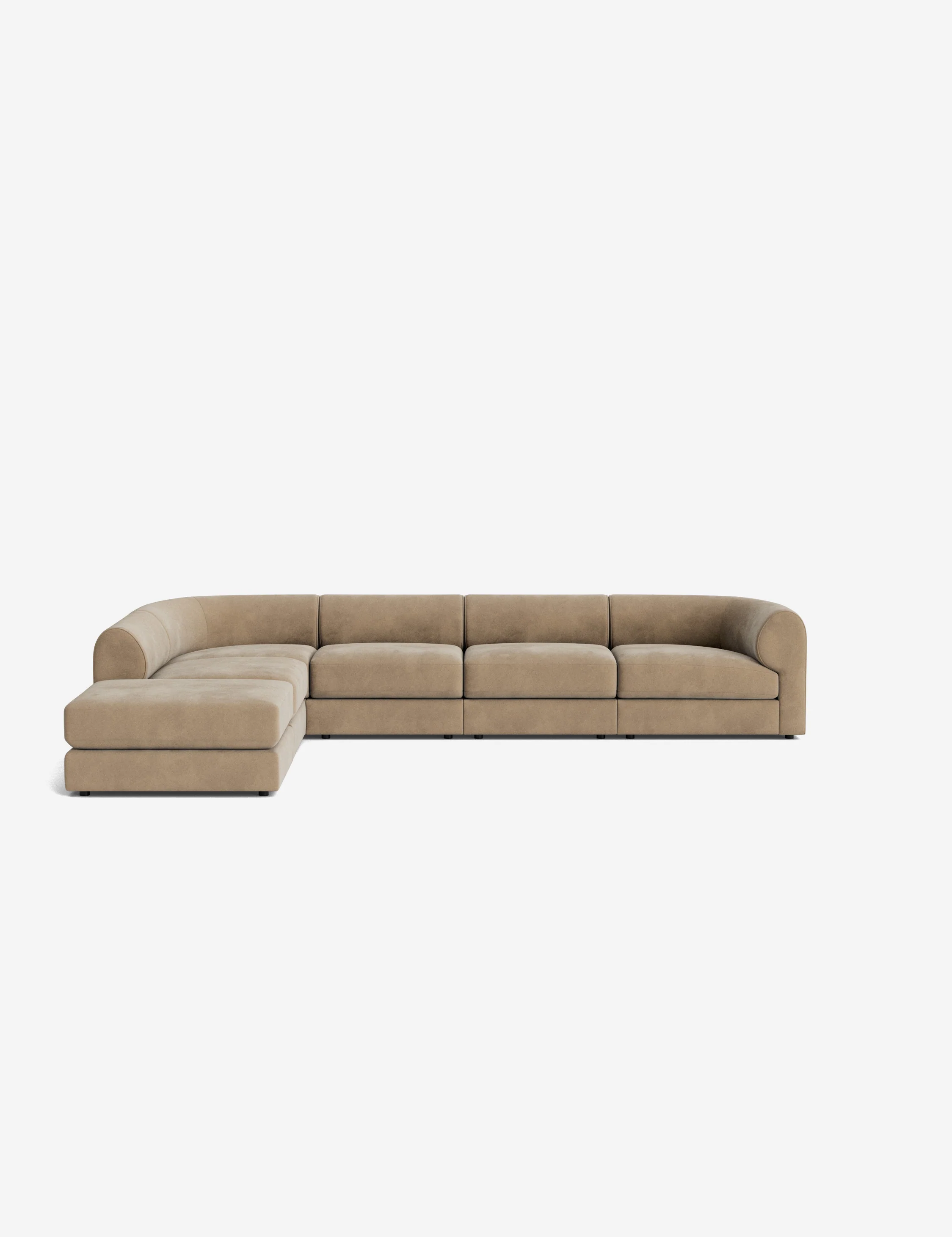 Sergio Modular Corner Sectional Sofa With Ottoman - Image 113